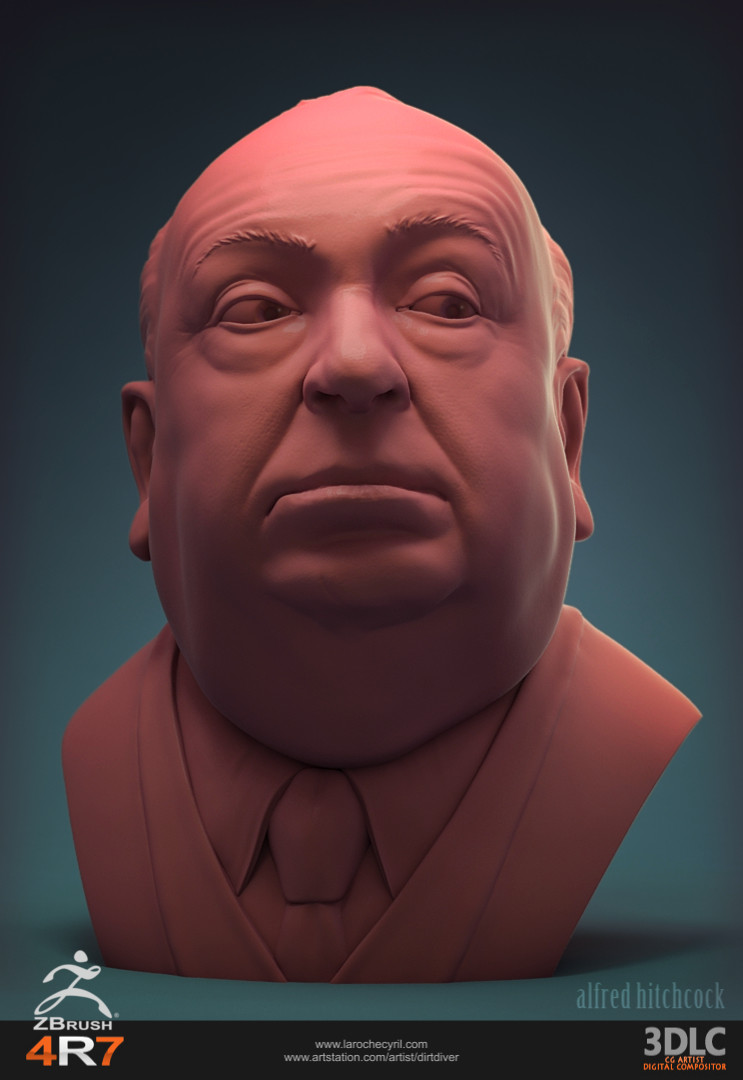 ArtStation - Alfred Hitchcock