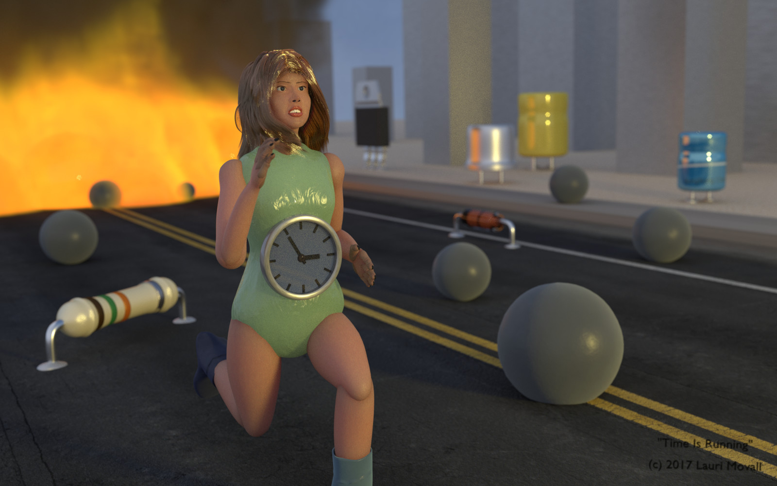 "Time Is Running", version 1