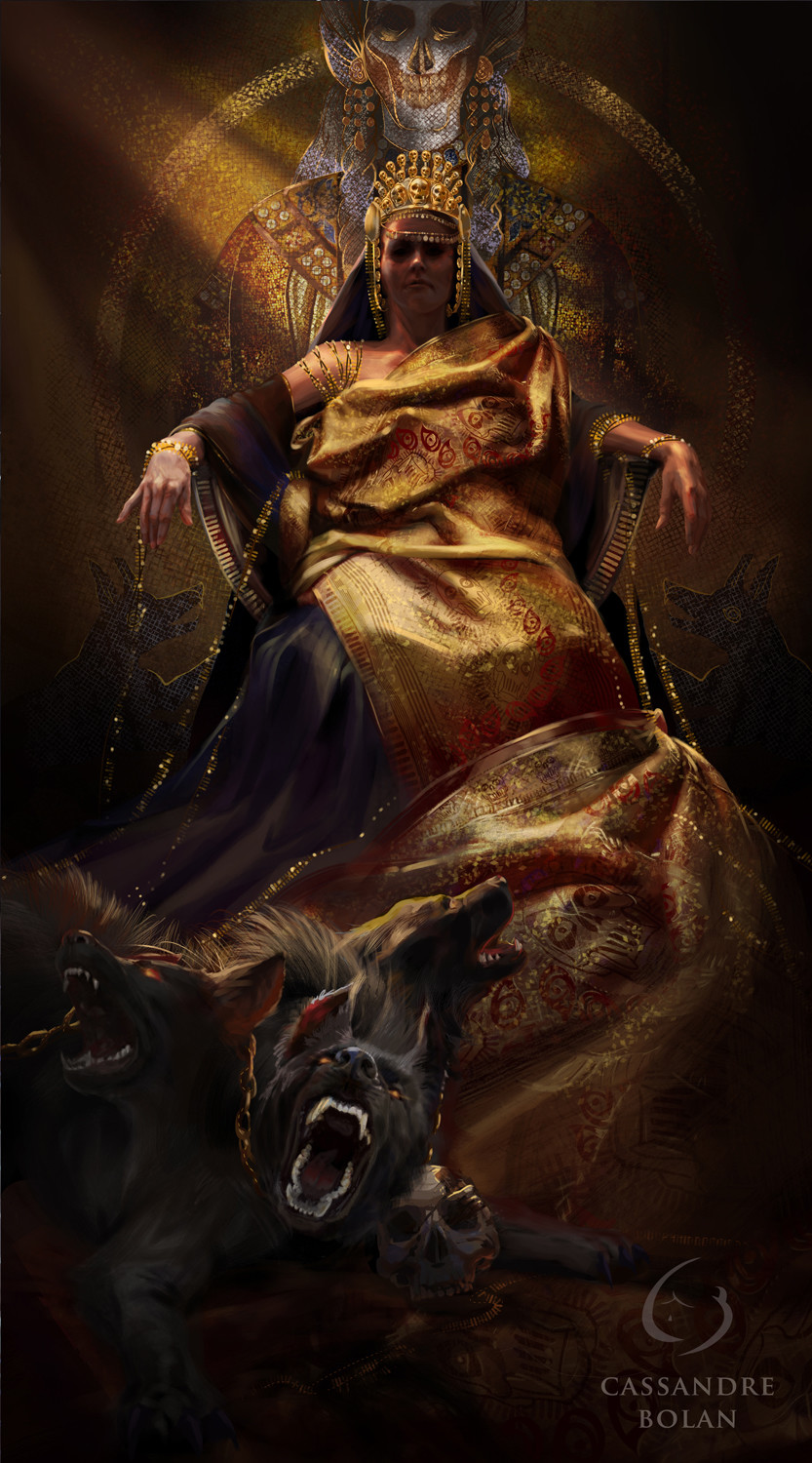 Artstation Goddess Hades Of The Femythology Series Cassandre Bolan This goddess typically feels most at home in the outside, bonding and communicating with the forces of nature.
