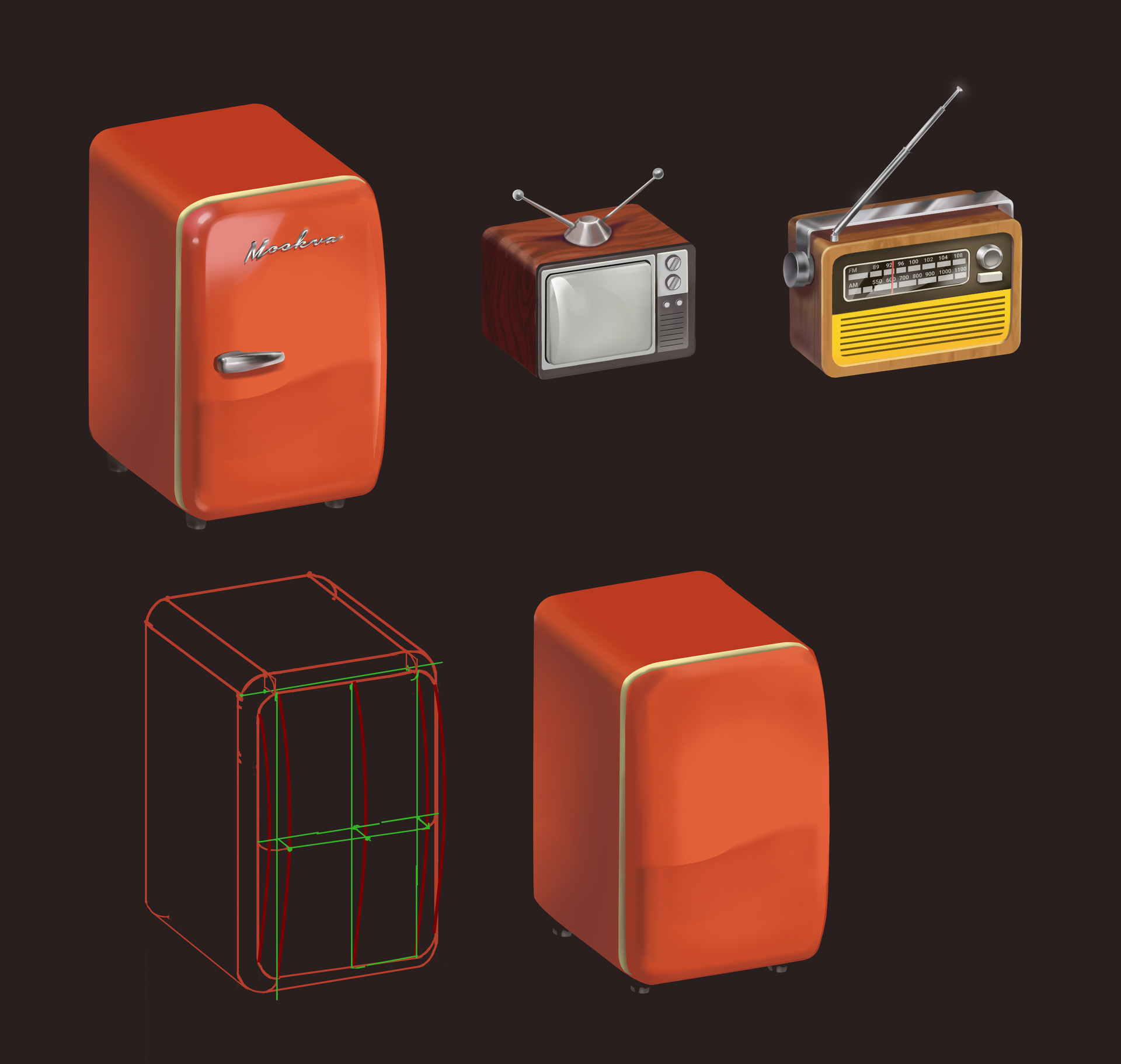 ArtStation - techno icons