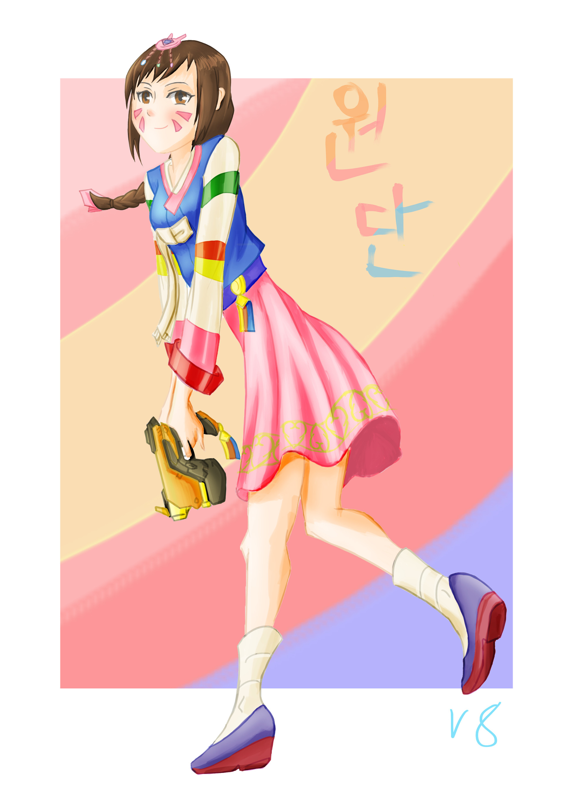 Artstation Lunar New Year D Va Vieeik Thong