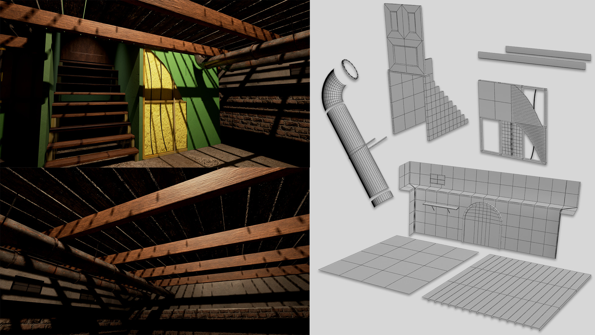 Artstation Modular Basement William Griffin