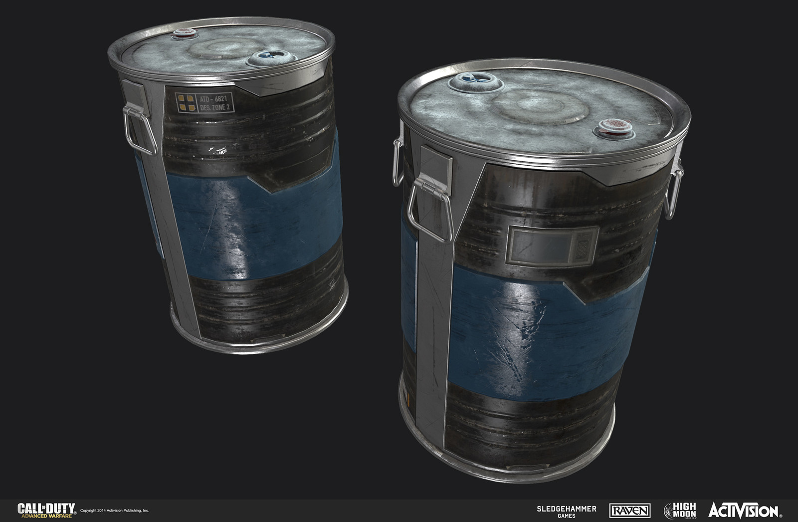 Barrel prop created for "Horizon" multiplayer map.