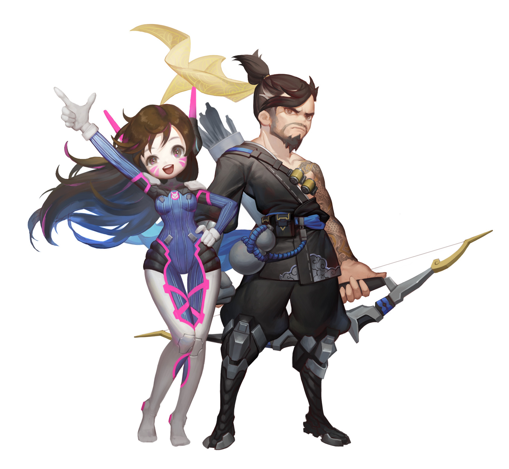 <b>overwatch</b> d.va,hanzo by KWON PMO. 