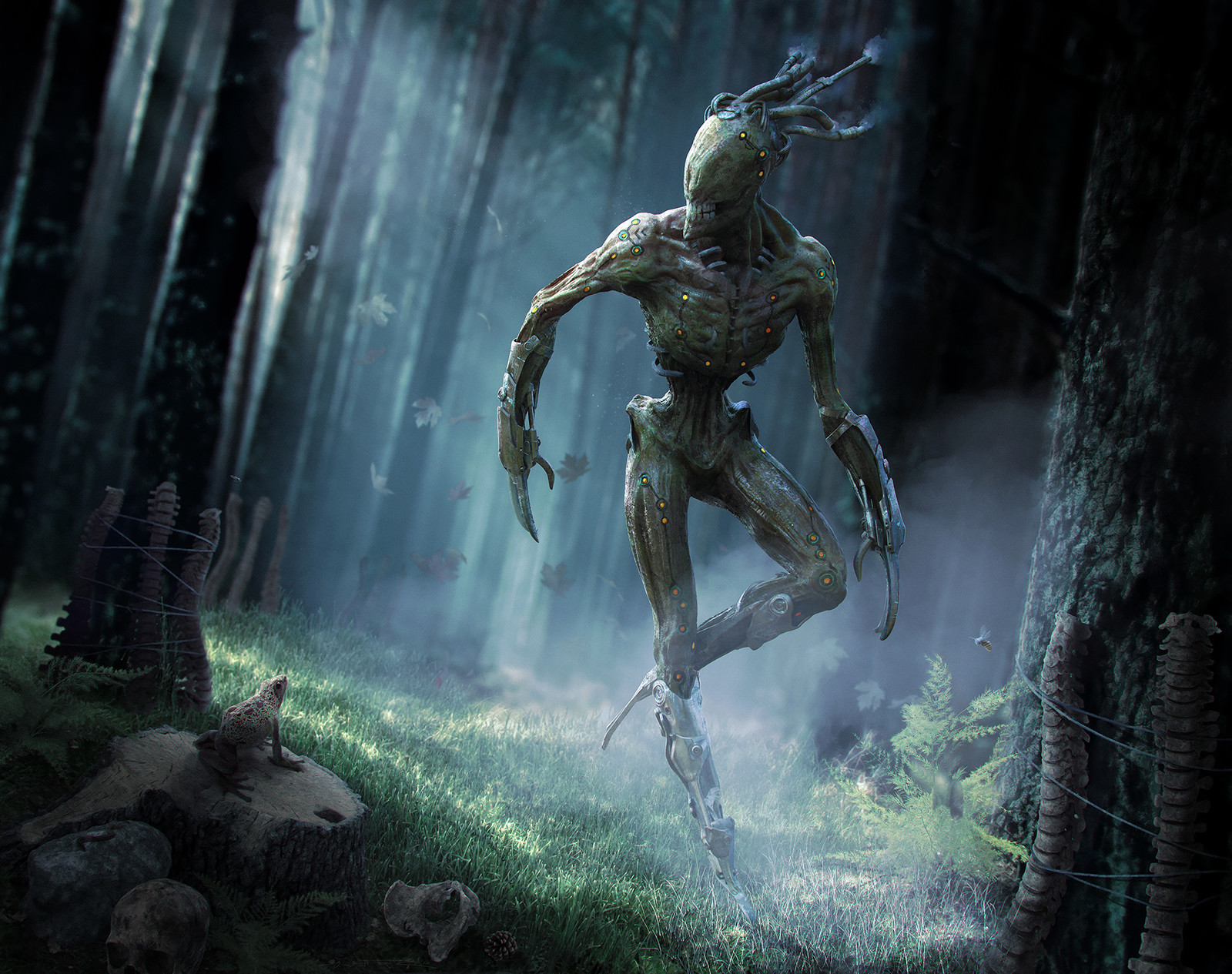 The Menk: Creepy Creature Design in Zbrush, Keyshot and PS