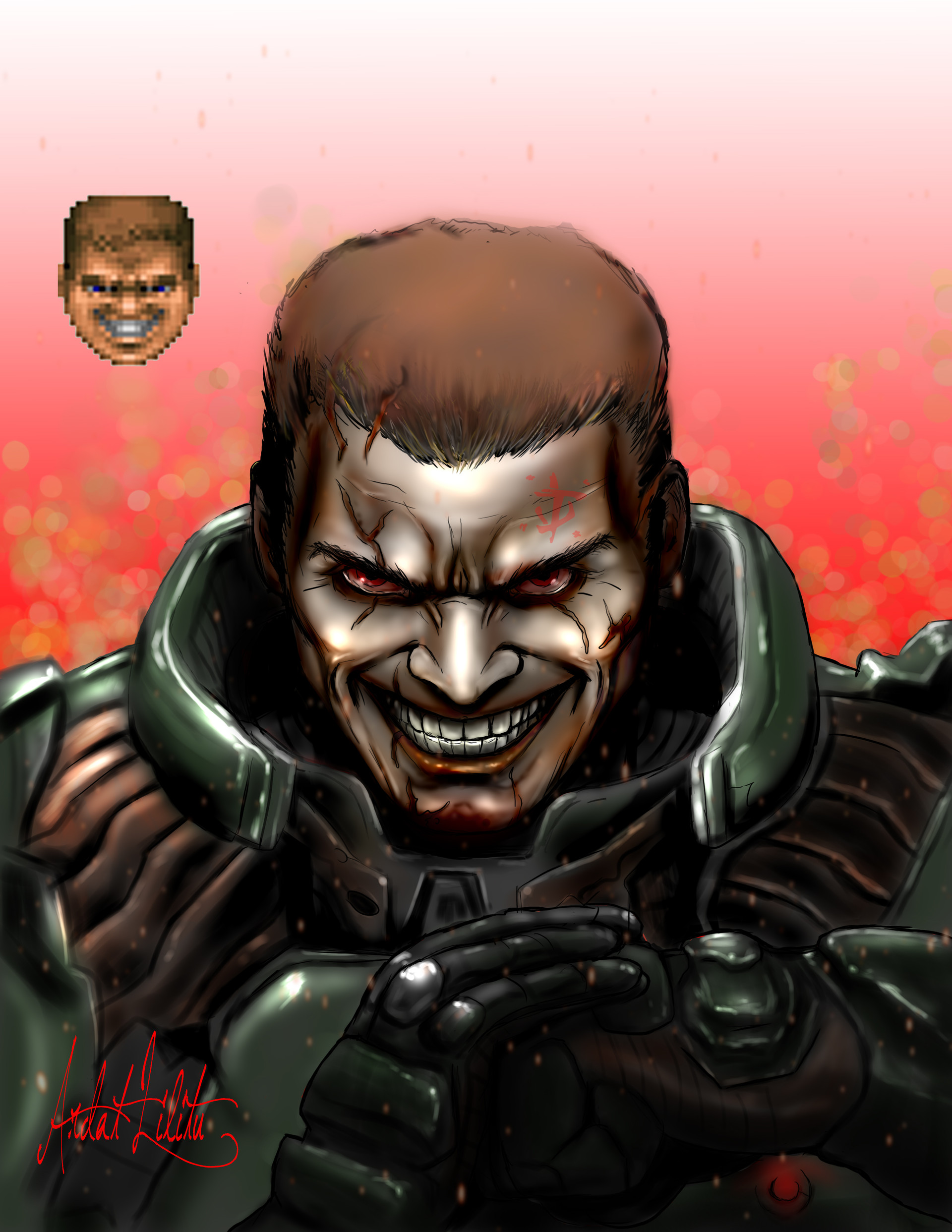 I'd like this without the doom guy icon watermark thing, and also with...