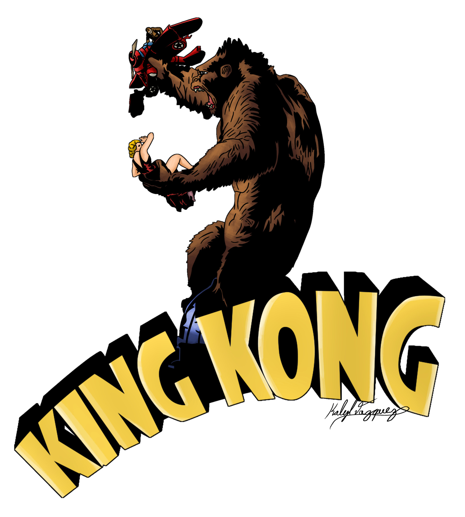 🐵 KingKong Esports Mascot Logo Template – GraphicsFamily