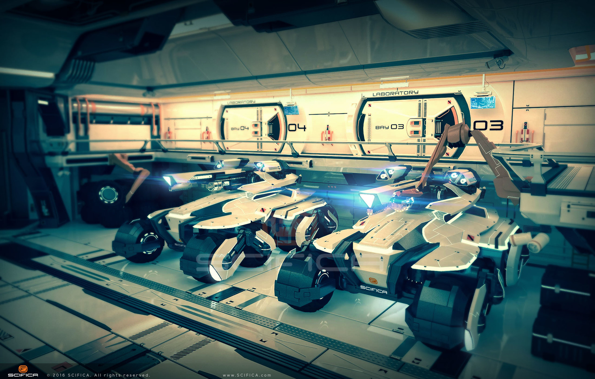 Artstation Scifi Hangar Interior Design For Tanks Anton Cermak