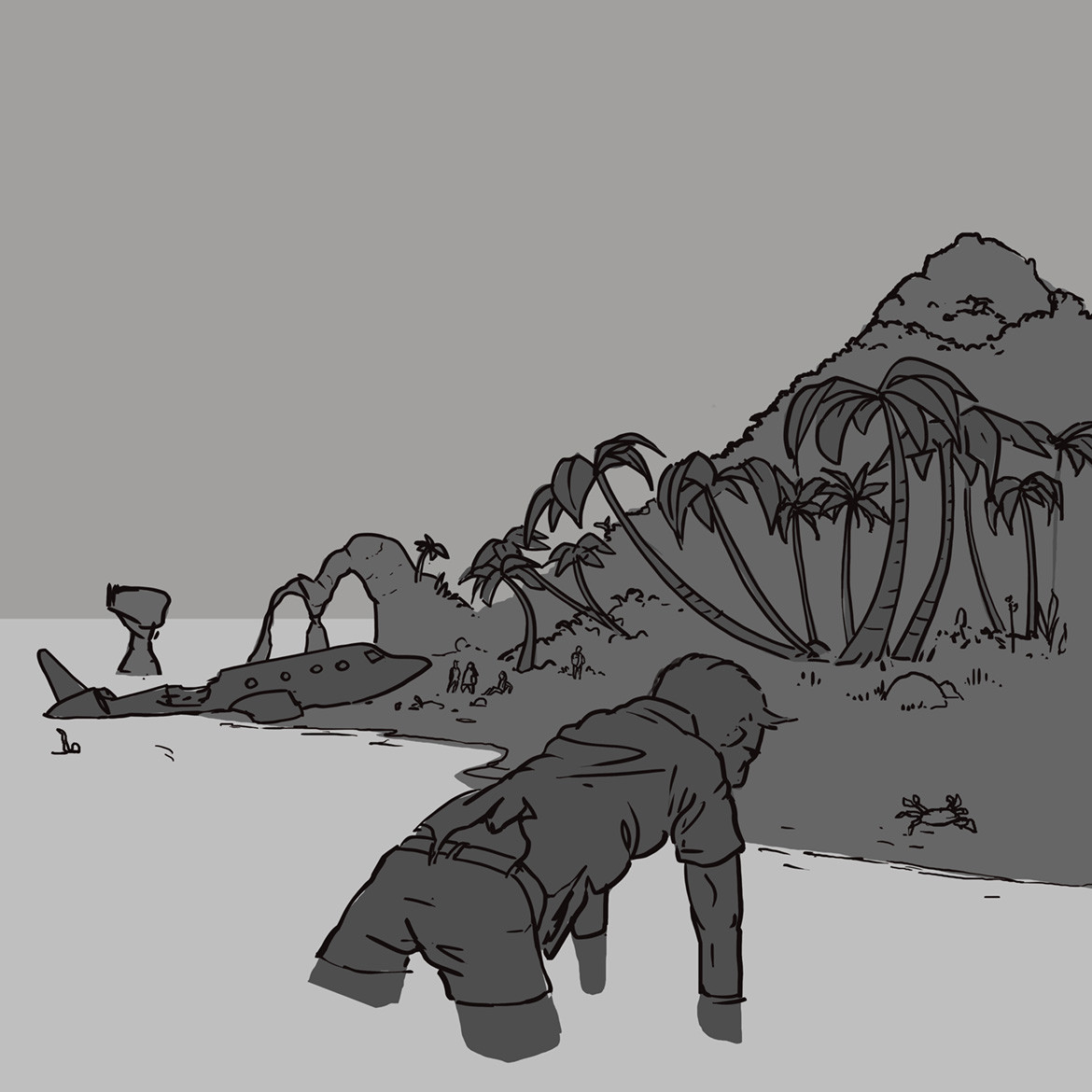 flat colours