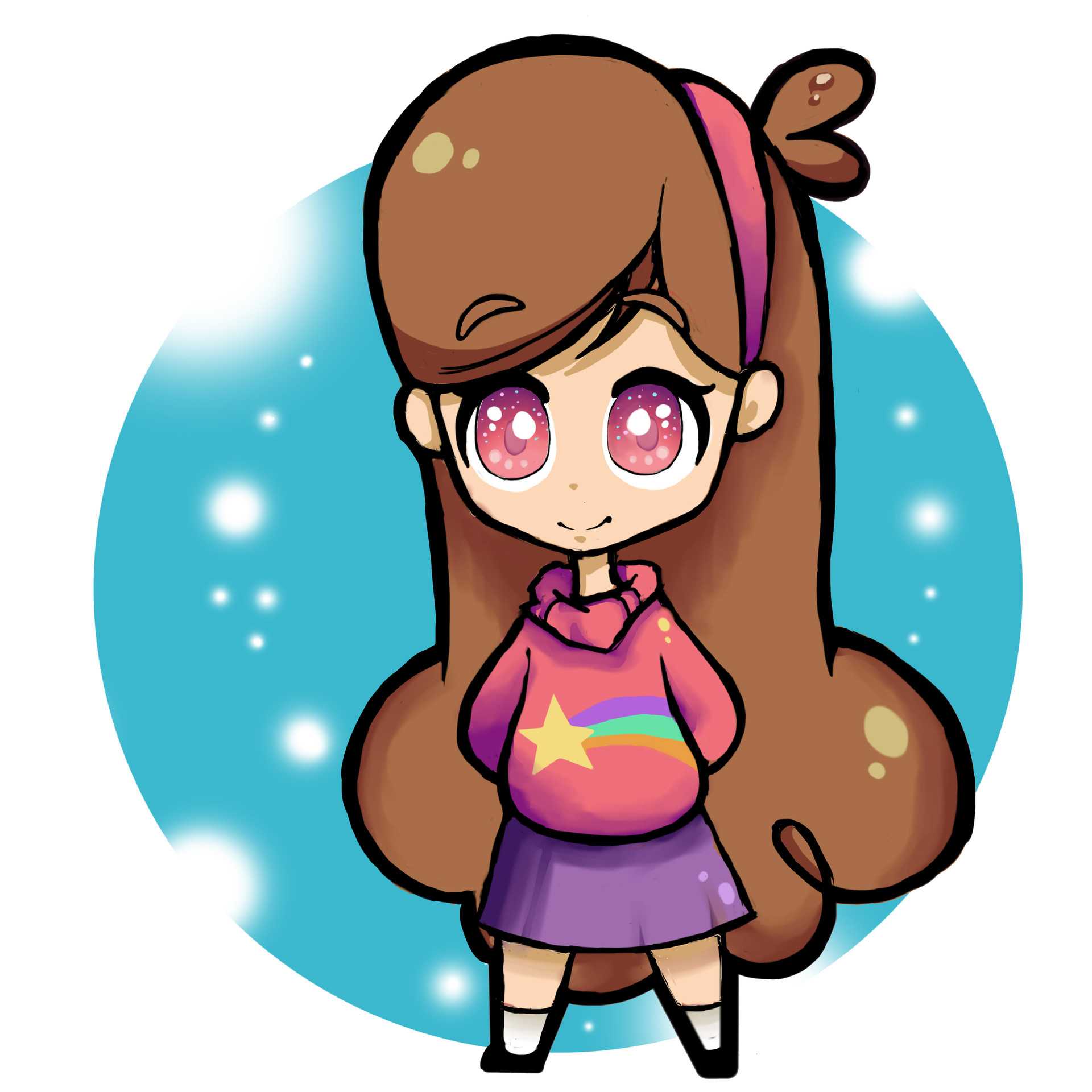 carlos villarreal mabel chibi fanart