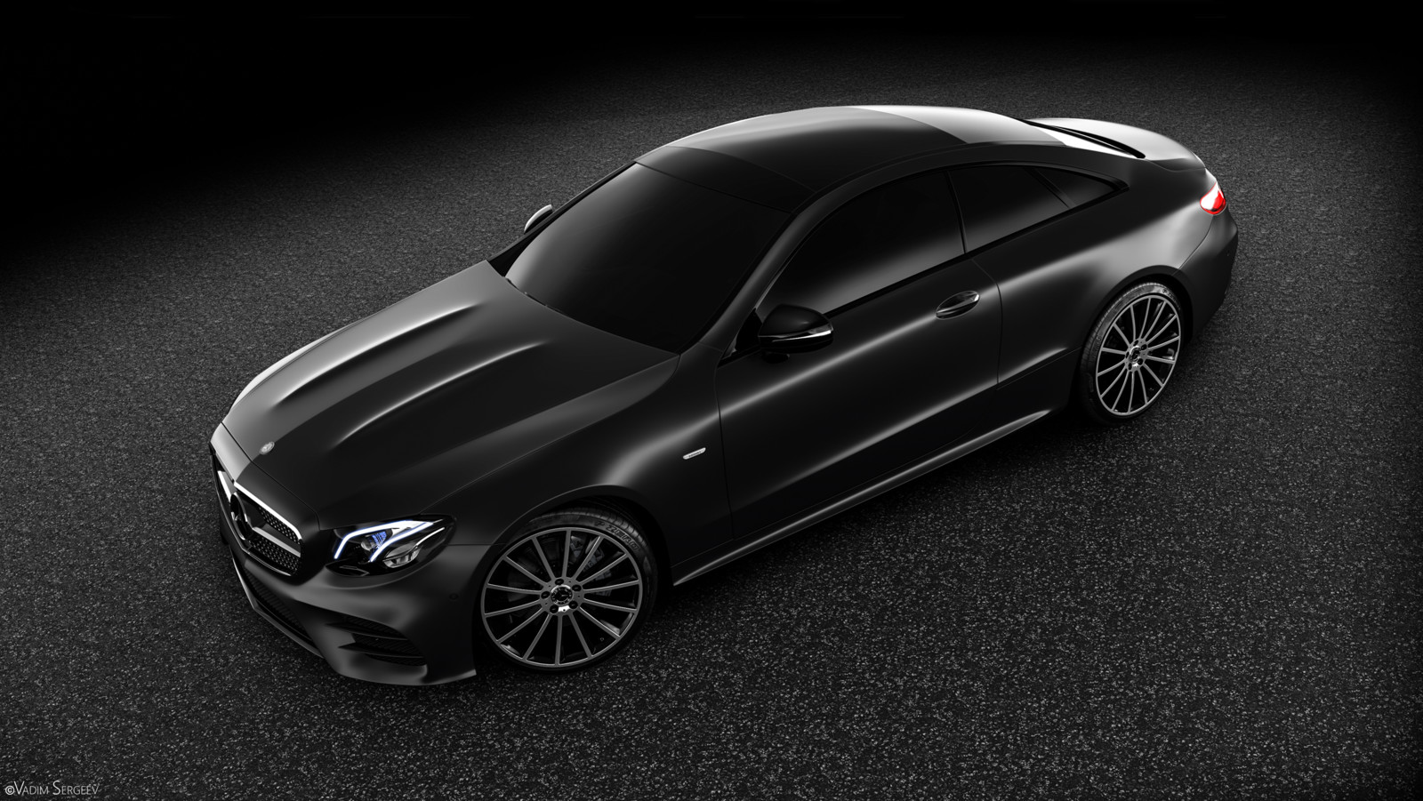 Мерседес е200 Coupe на рабочий стол