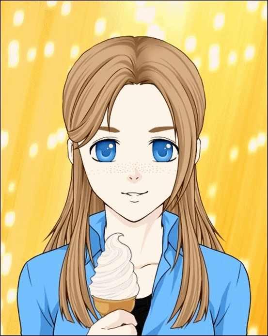 Risha Blue ,,Марія та Морозиво'' (Maria Sviridova and Ice, anime