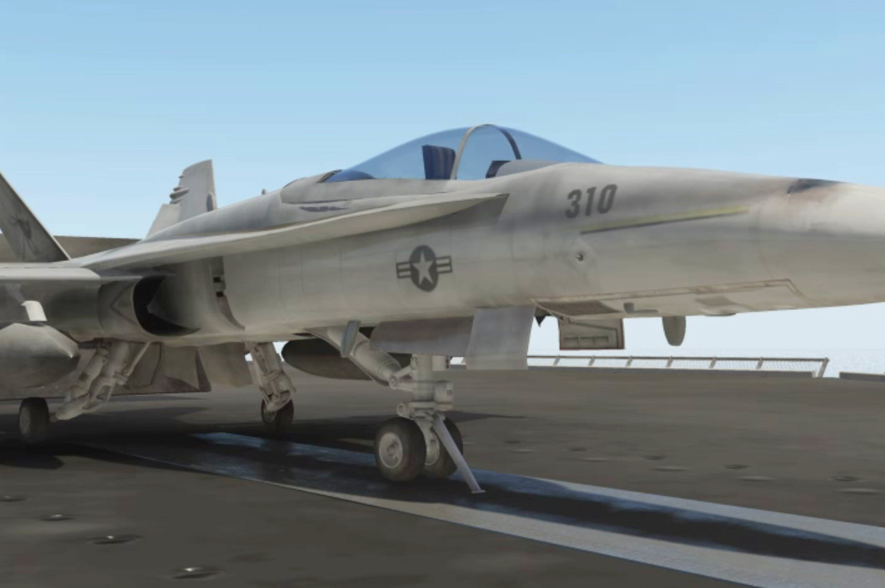 F/A-18 Hornet:  Model, Texture, Lighting and animation 