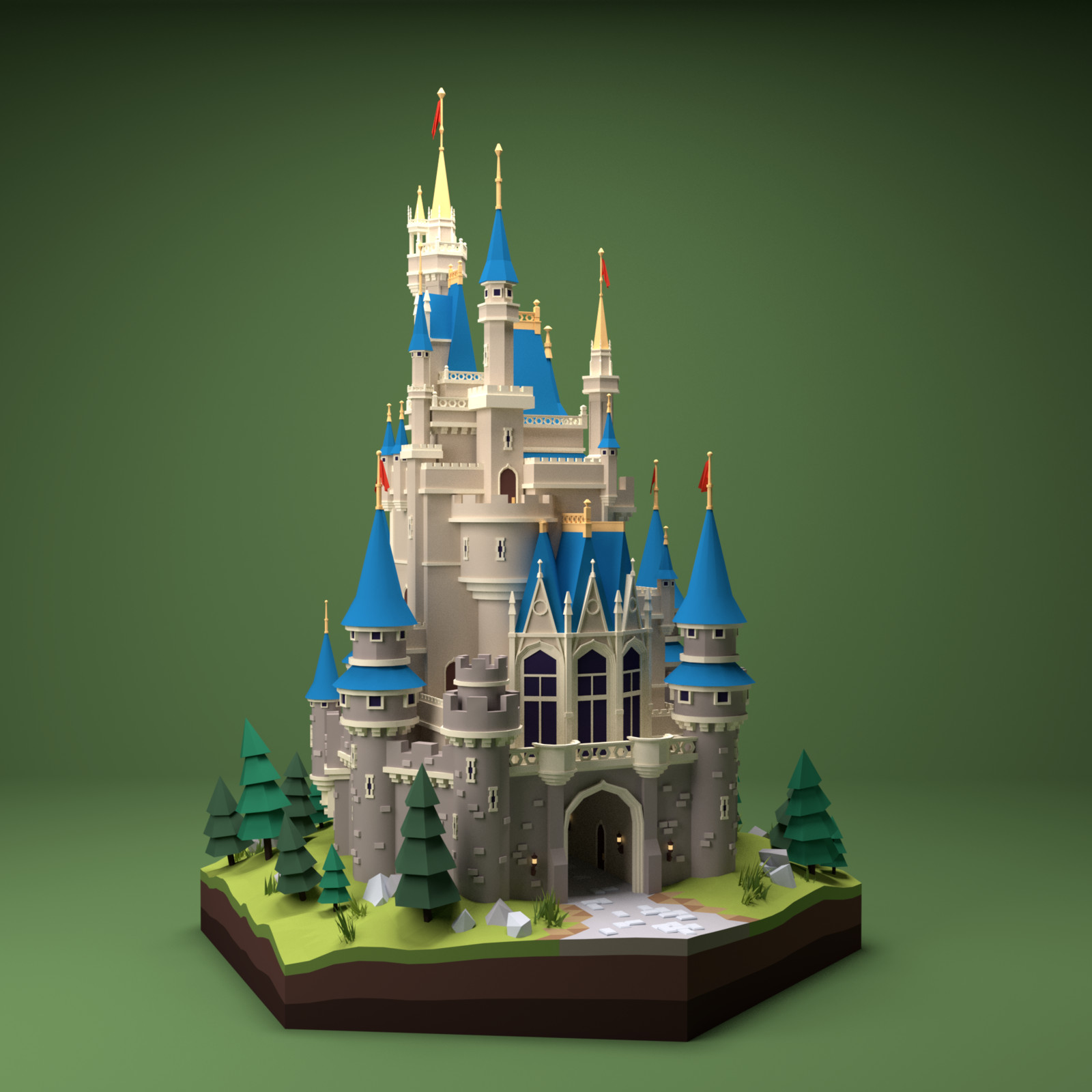 Замок из пенопласта своими руками