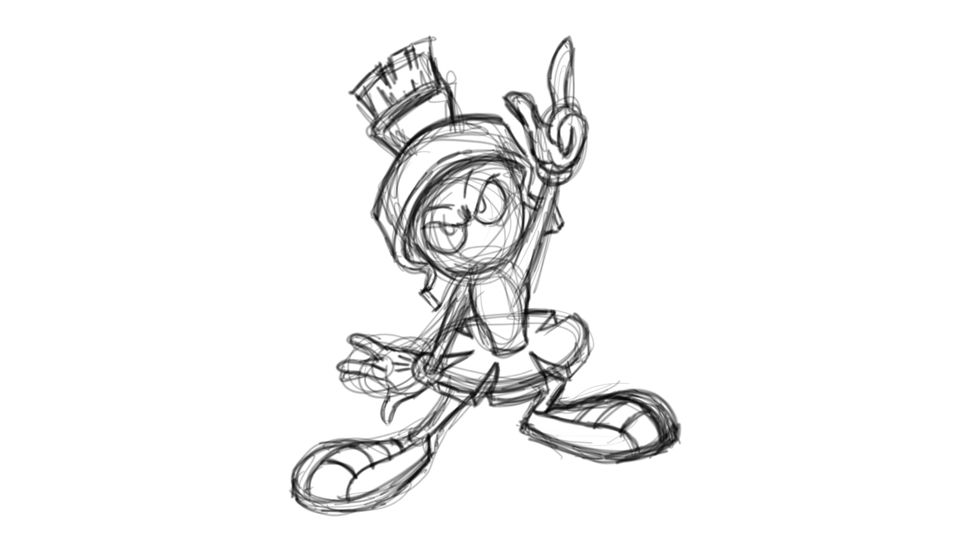 Artstation - Drawing Marvin The Martian