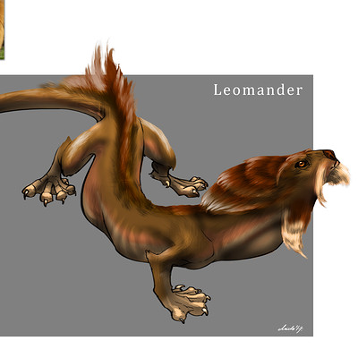Midhat kapetanovic random creature mashup 013 leomander