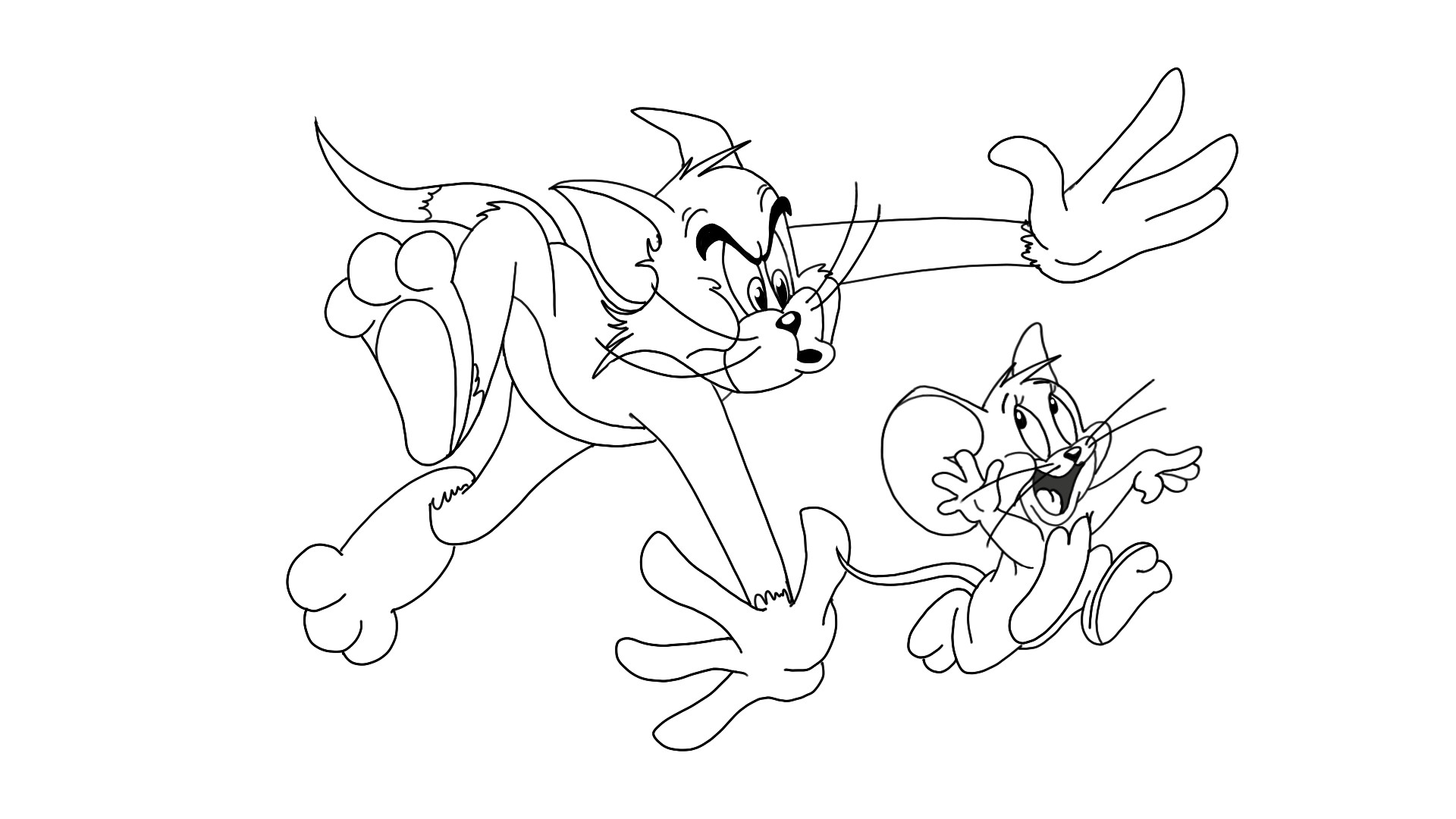 Bring the Fun with Tom and Jerry Drawings
