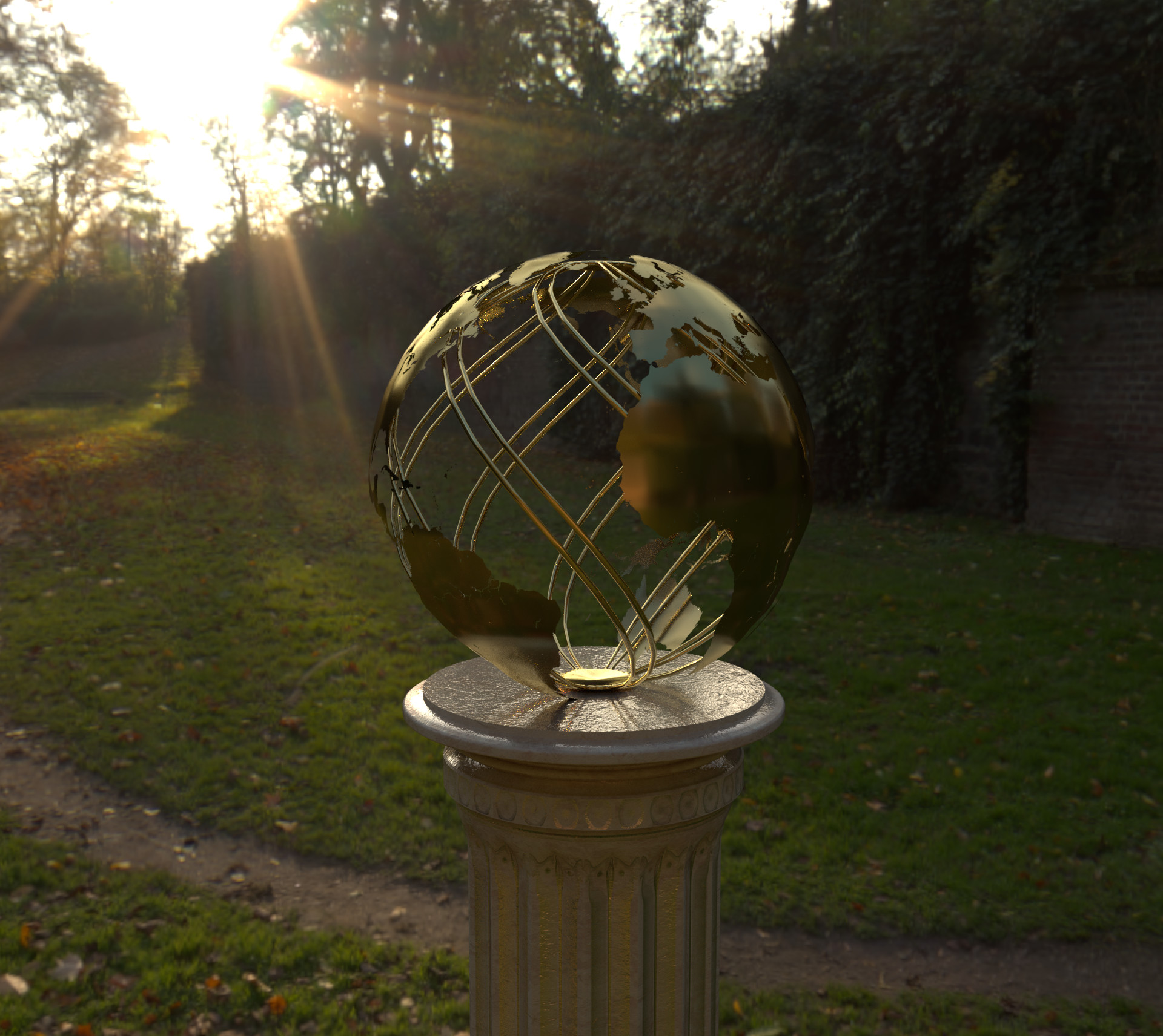 ArtStation Earth Sculpture