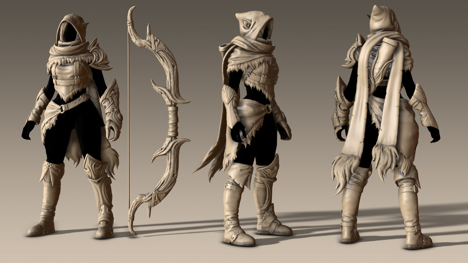 Drow Ranger sculpt