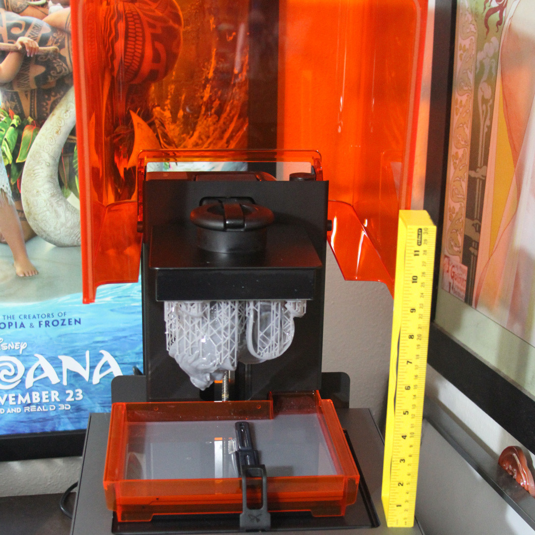 This pirate print took roughly 23 hrs to print out all the individual parts.