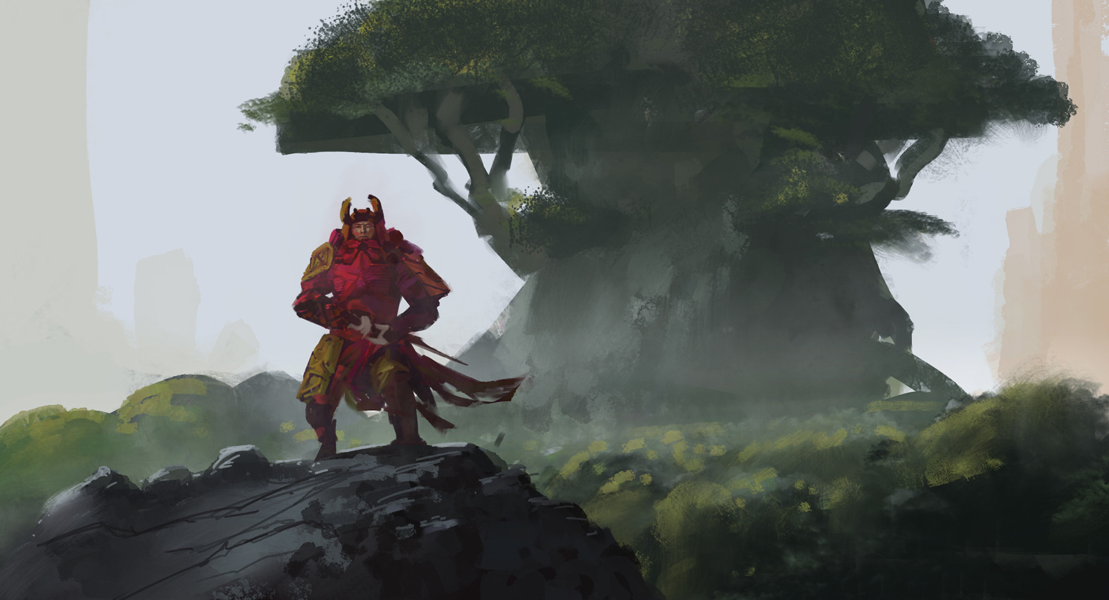 cyborg samurai (paintover)