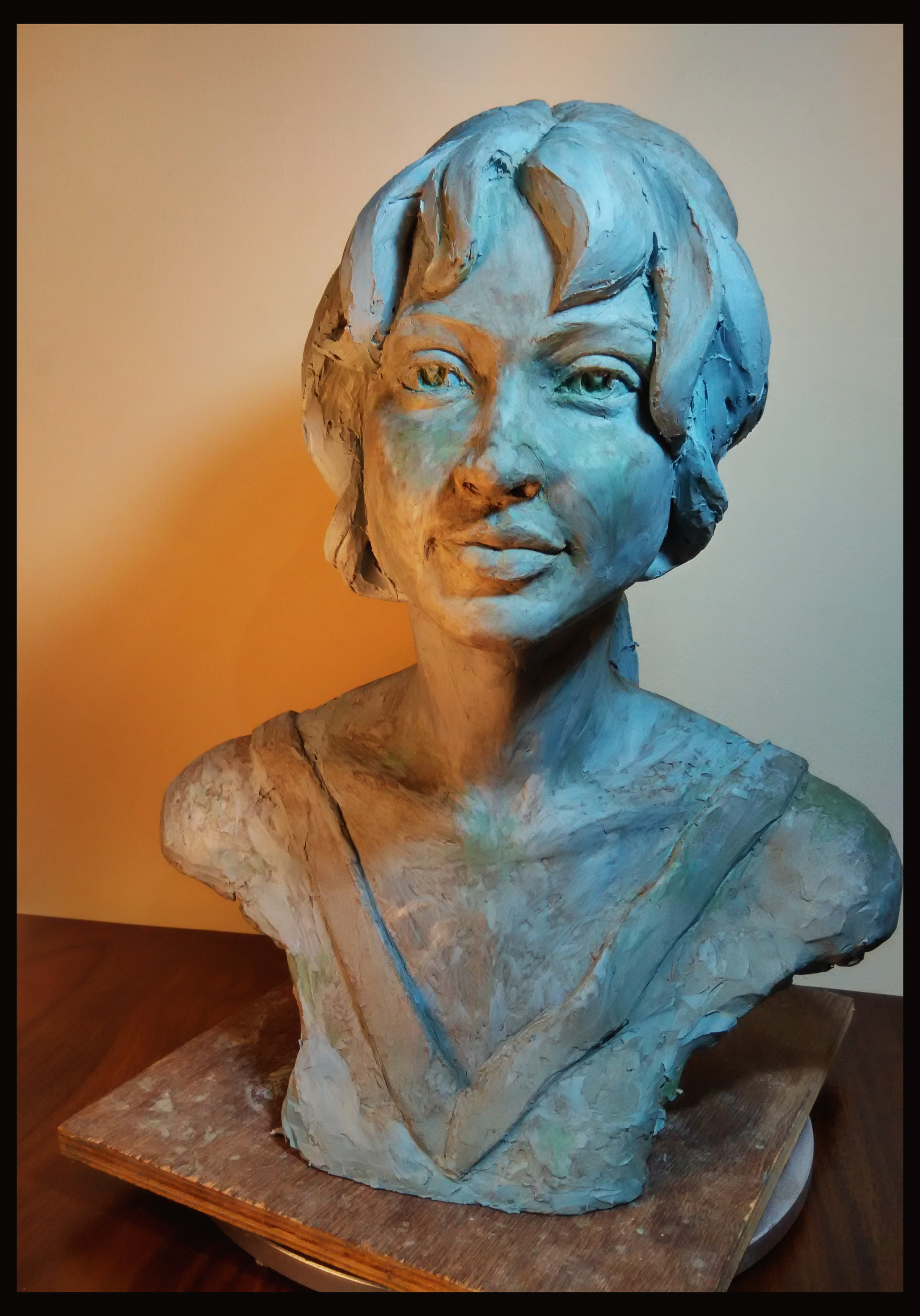 ArtStation - Woman bust sculpture