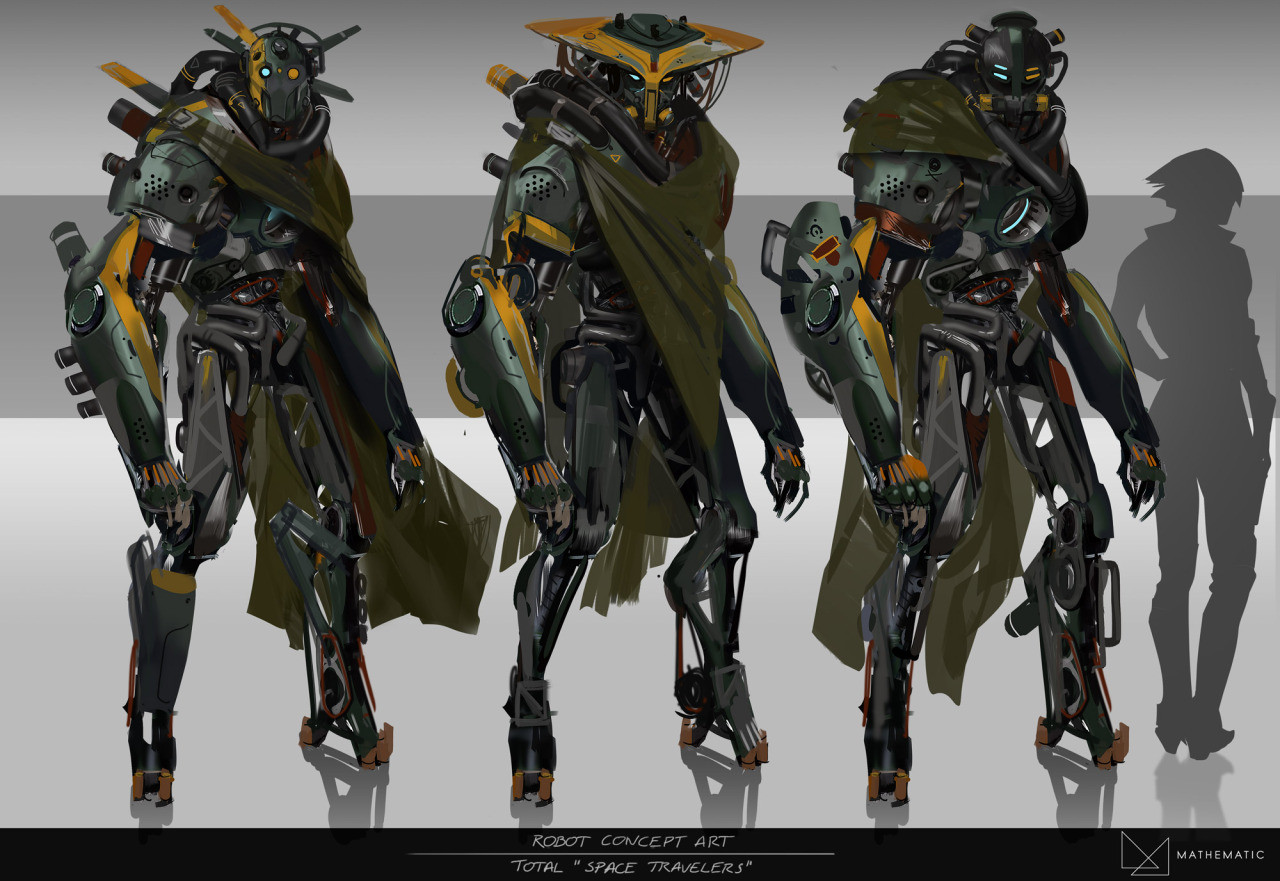 fred augis tumblr o4jvzt29zb1s9v32ho2 1280 - 10 Humanoid Robots concept art We Can't Wait to See in Real Life