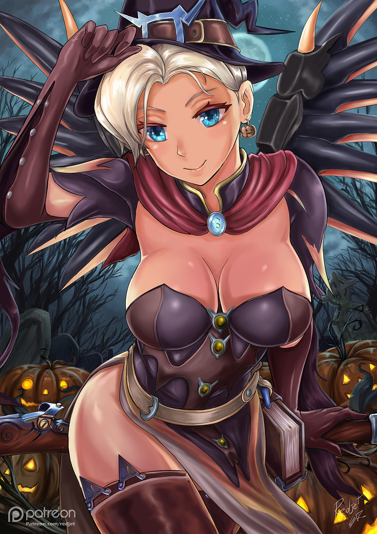 ArtStation Mercy Overwatch Halloween skin