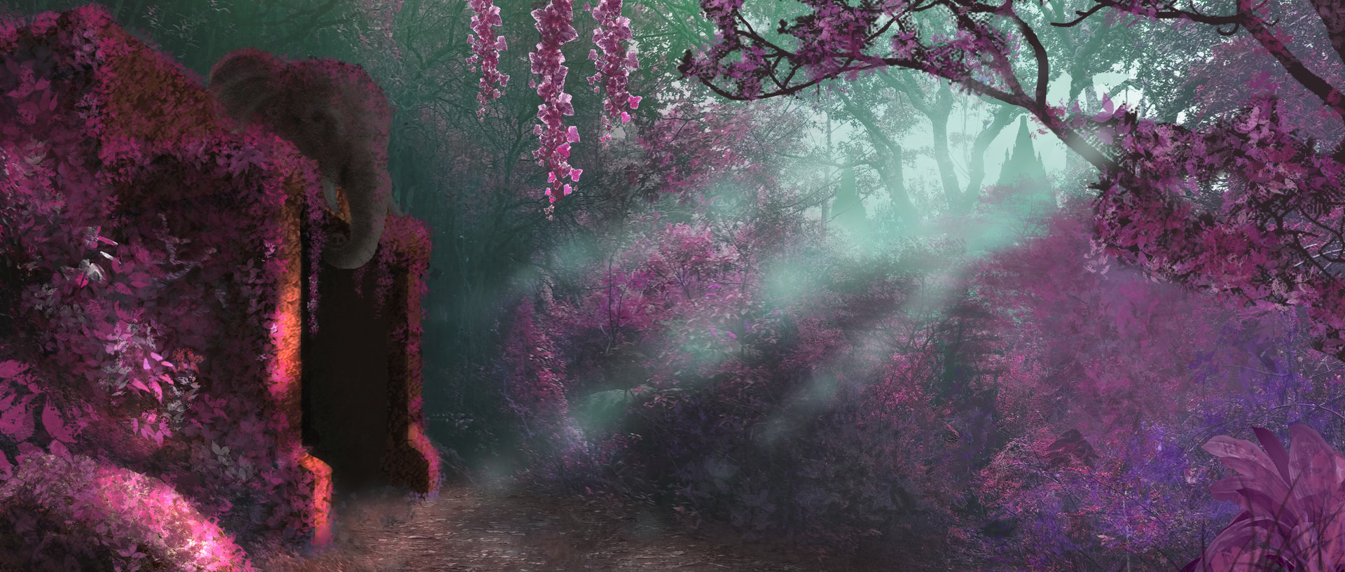 ArtStation - Pink Jungle