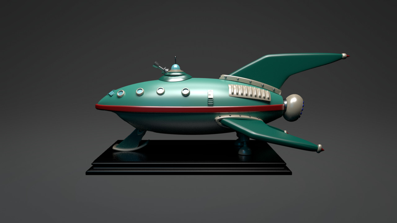 ArtStation Express Ship from Futurama
