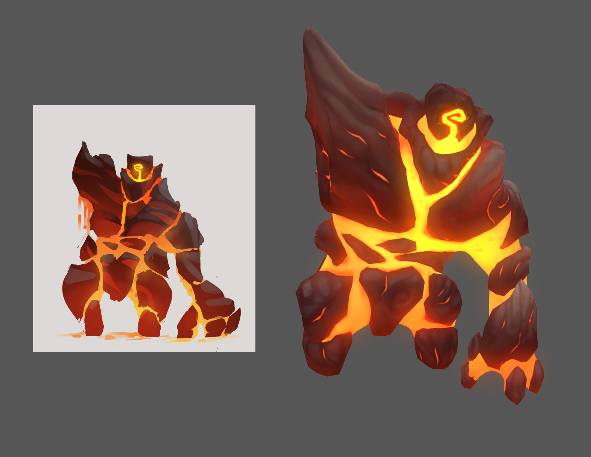 ArtStation - Lava Elemental