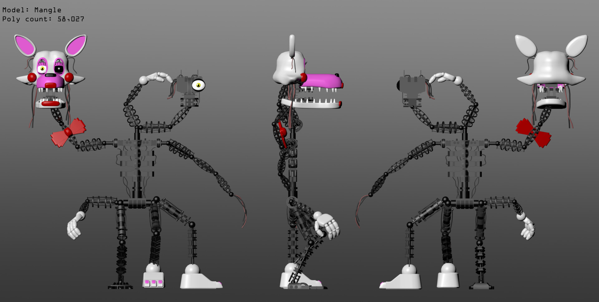 Artstation Five Nights At Freddys 2 Fan Made Toy 3d Models