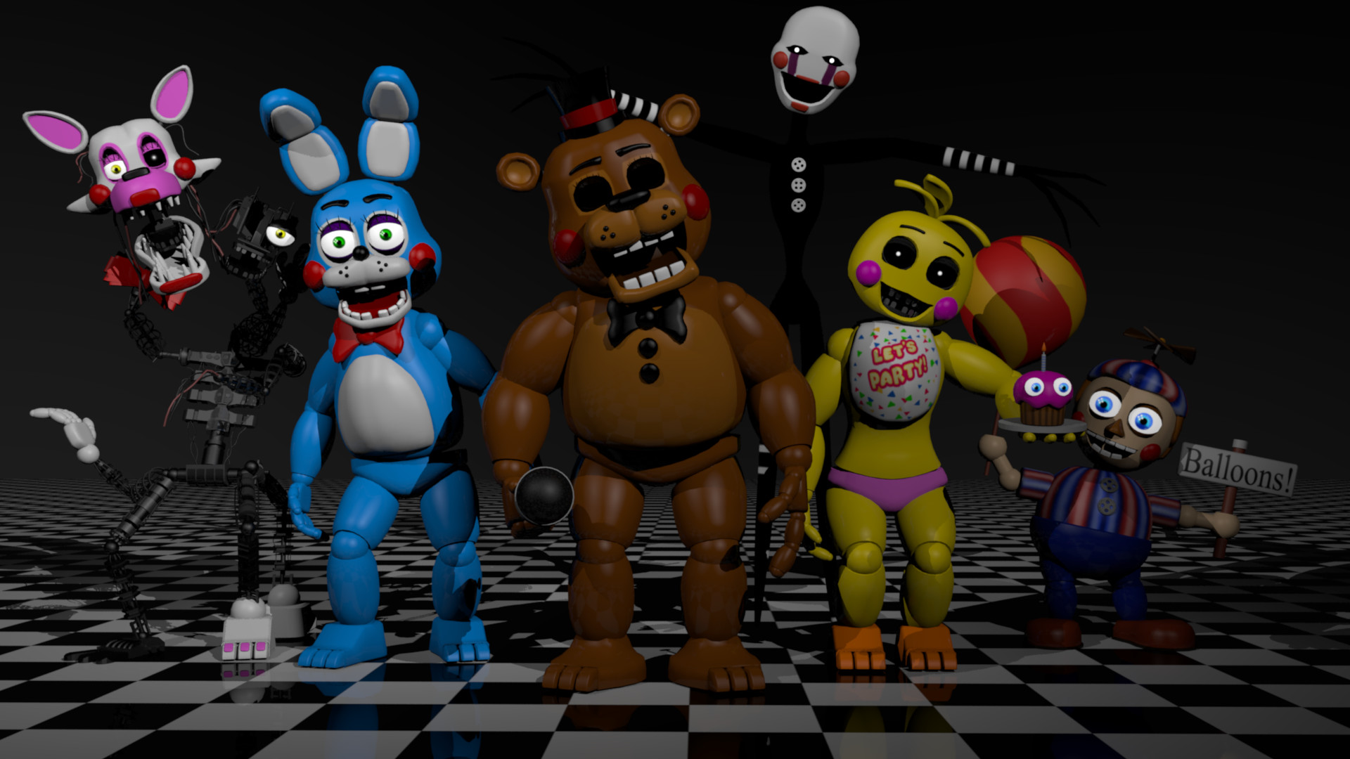 Аниматроников five nights at freddy. АНИМАТРОНИКИ ФНАФ 5 Фредди. Five Nights at Freddy's 5 АНИМАТРОНИКИ. АНИМАТРОНИКИ ФНАФ 2. FNAF 2 АНИМАТРОНИКИ.