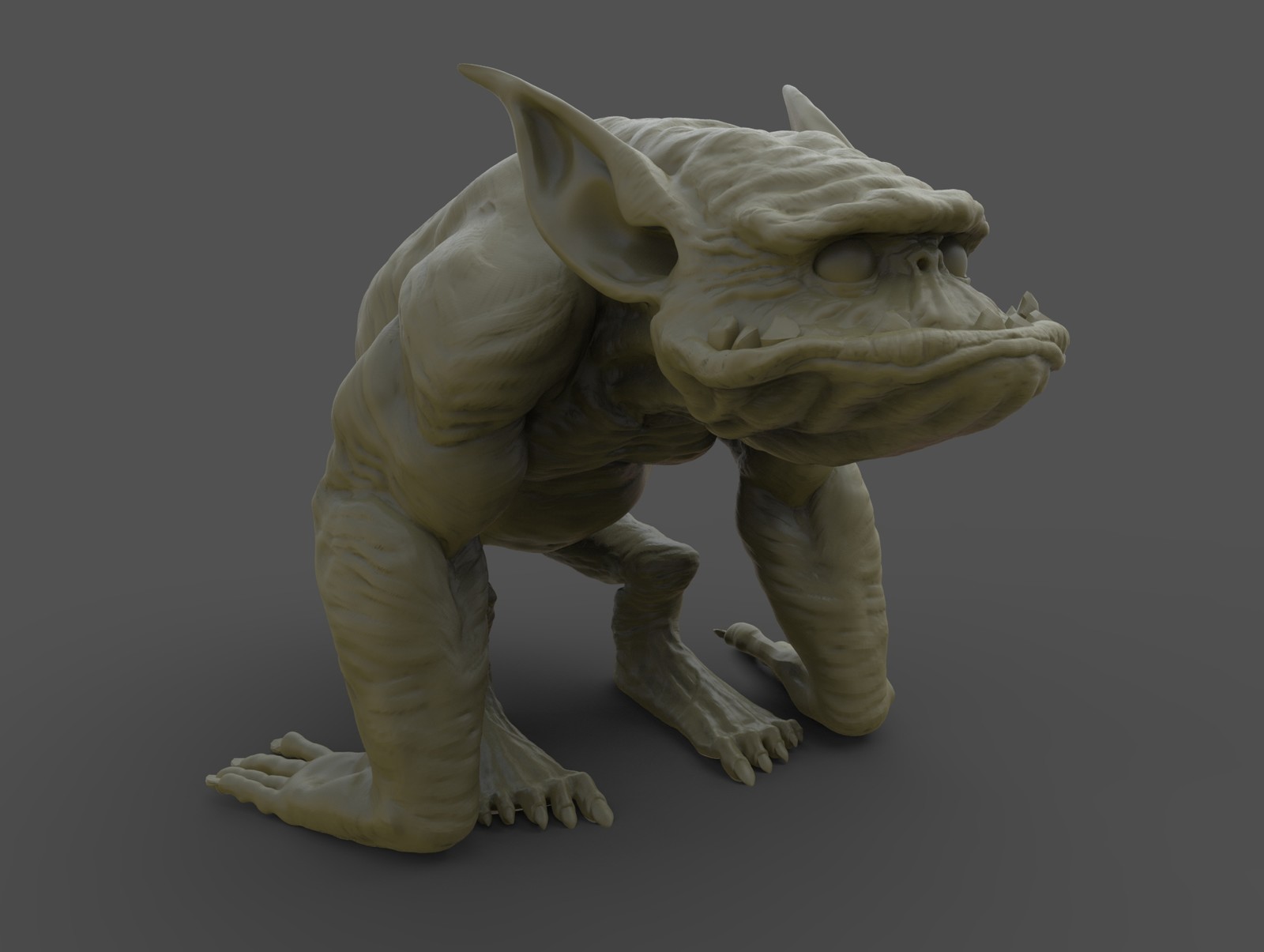 Keyshot render of the monster model.