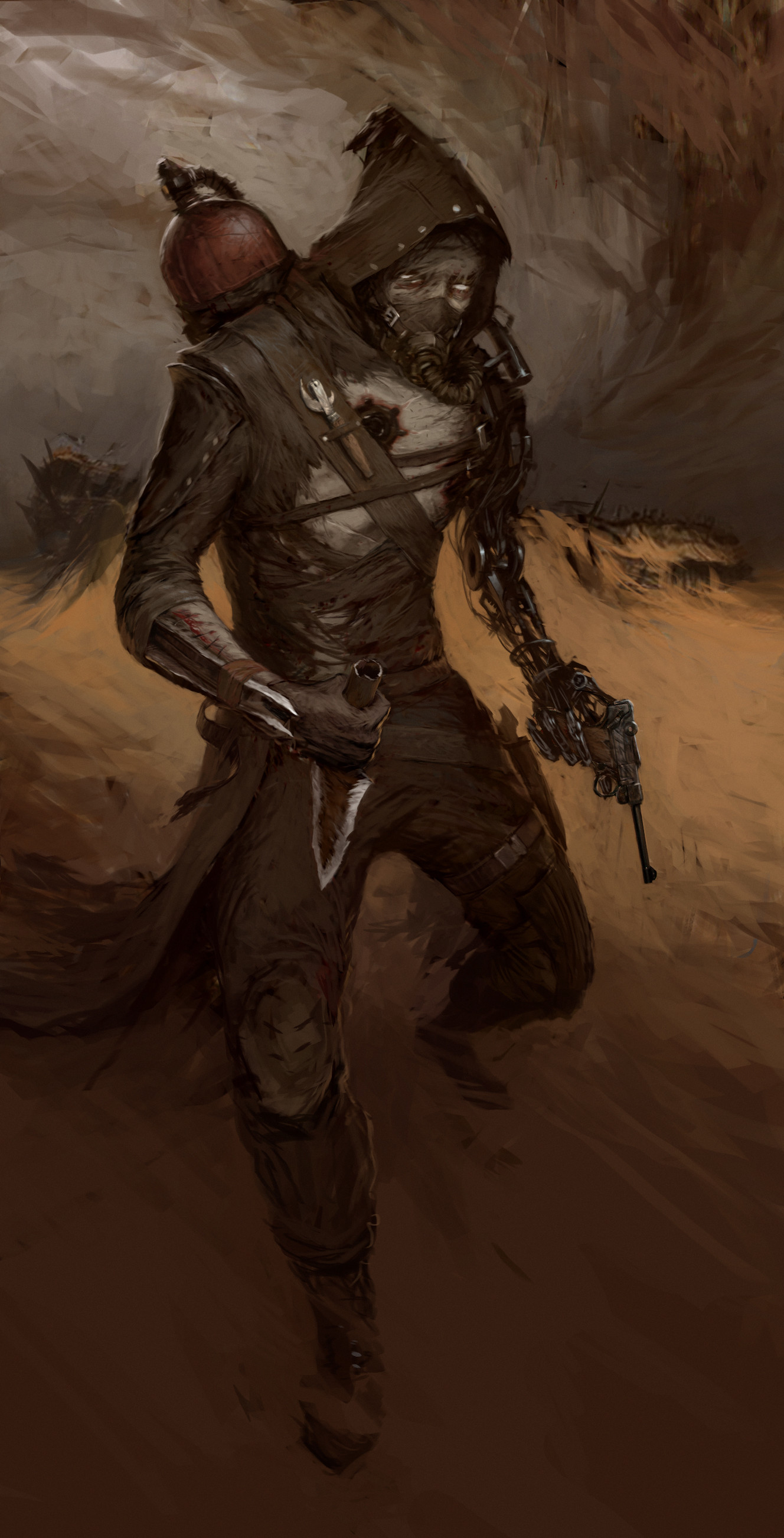 девушка в пустыне арт. постапокалипсис девушки. пустынные персонажи. воин сарацин ассасин. Star citizen desert nomad.