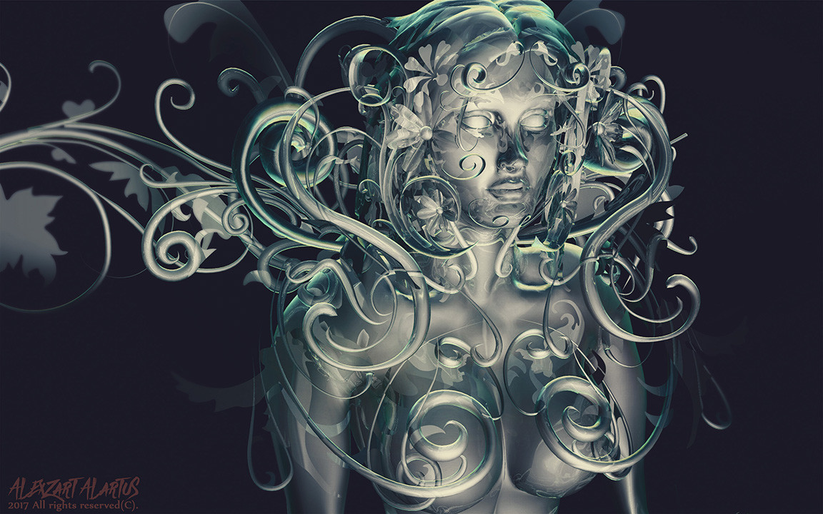 Alexzart Alartus Abstraction Woman 3d