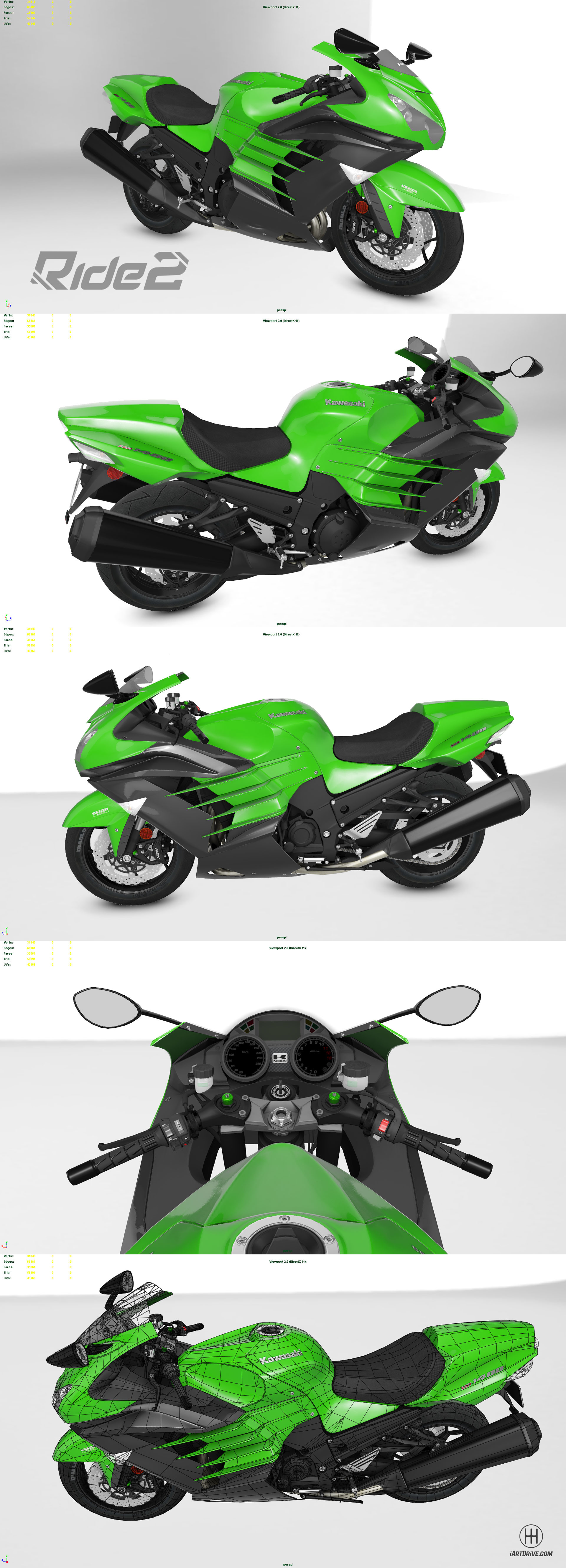 激安ショップ 食品 Bikes In-Game 2: RIDE - ArtStation Models. II Part ロッド