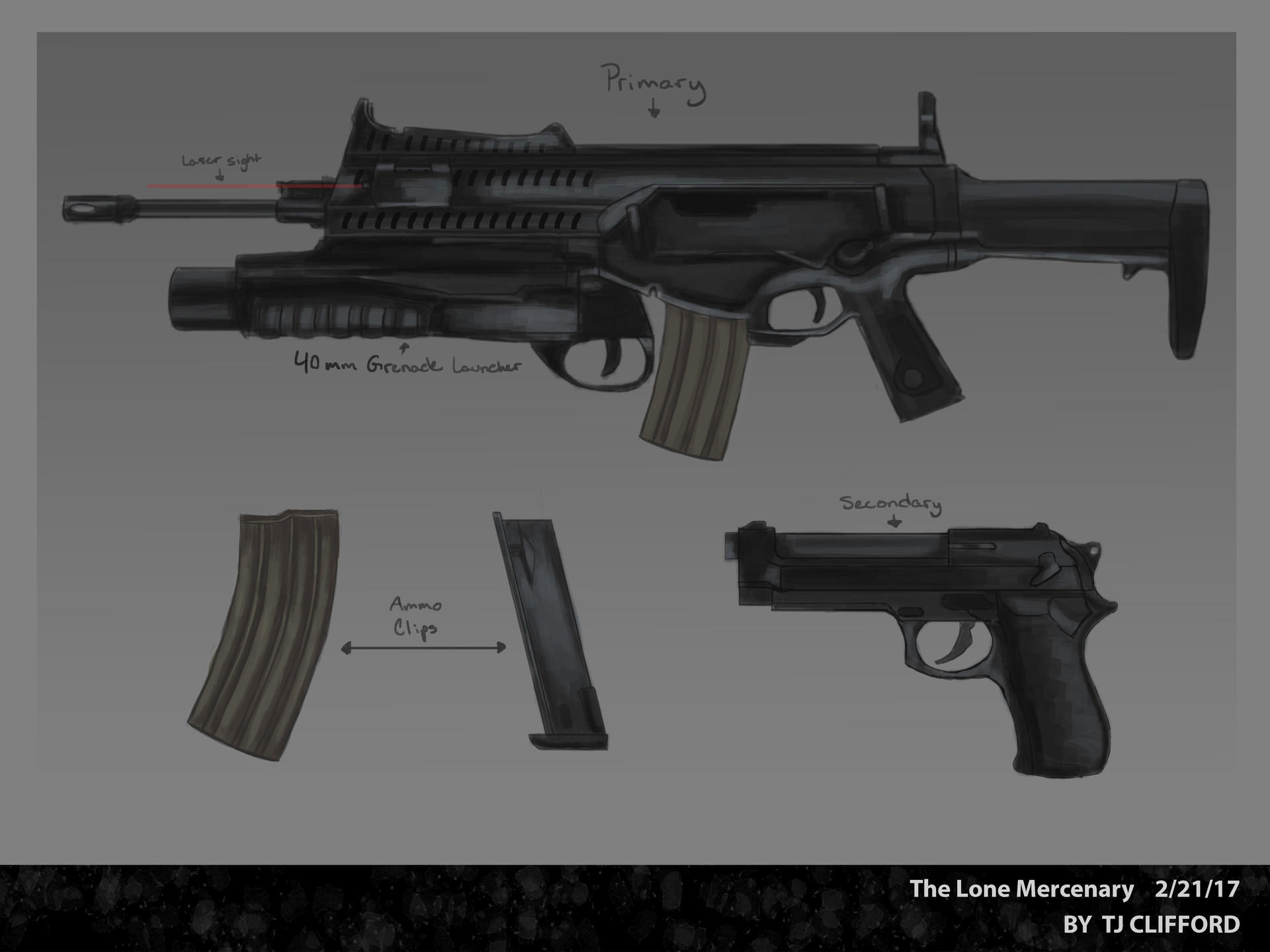 TJ Clifford - The Lone Mercenary
