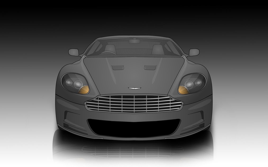 Amy Lynch - Aston Martin DB9 - Vector Illustration