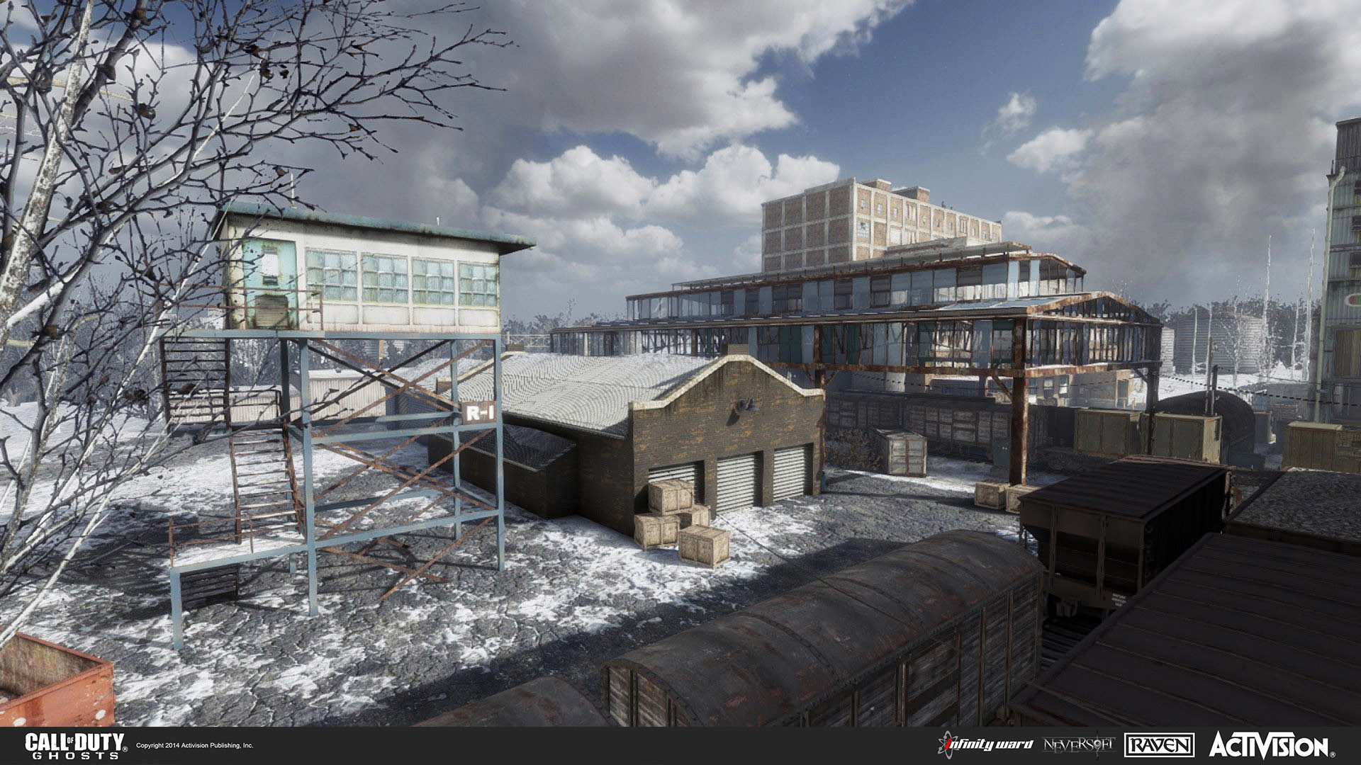 ArtStation - Call of Duty: Ghost Multiplayer Map - Freight
