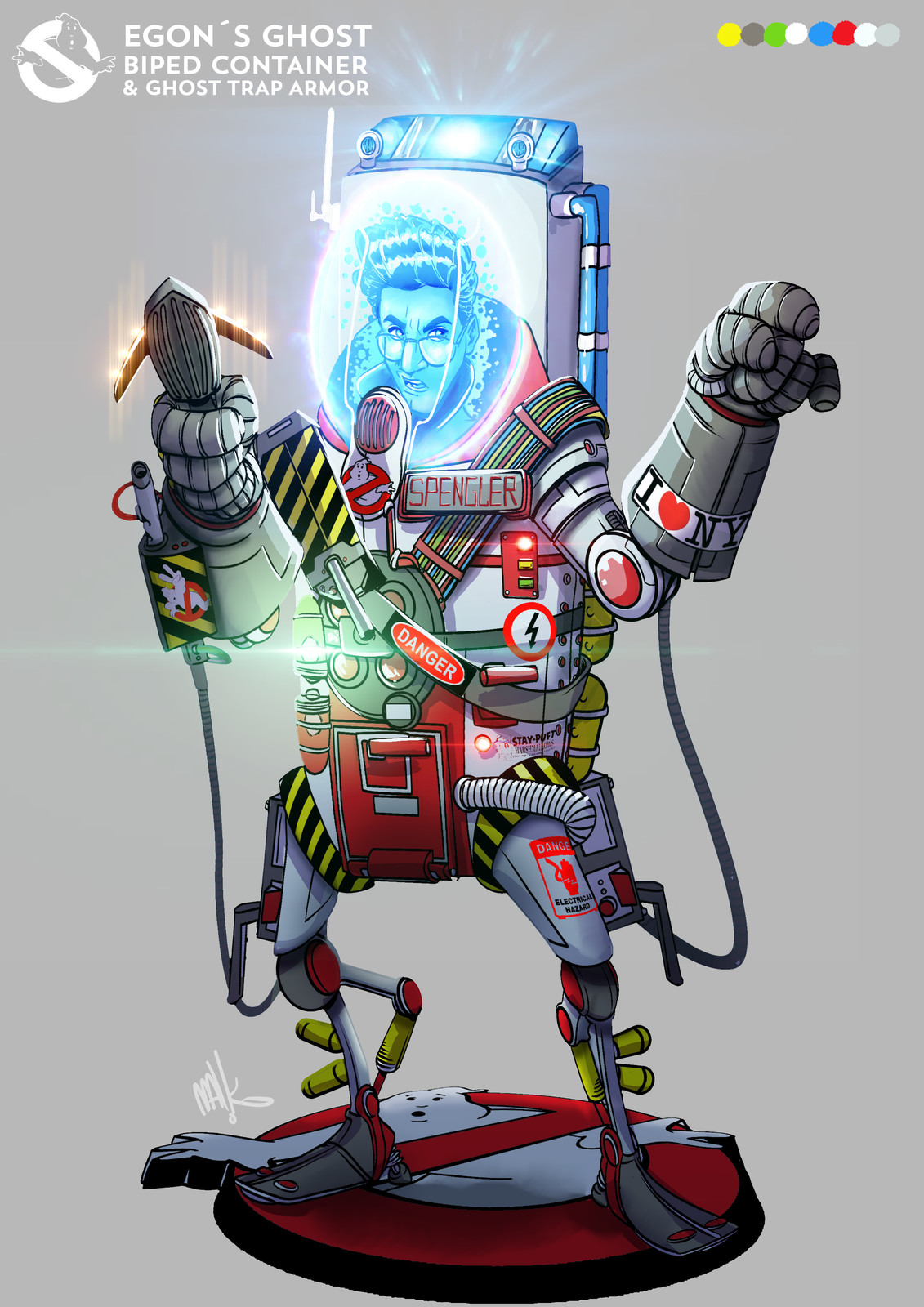 EGON´S GHOST CONTAINER ARMOR CONCEPT