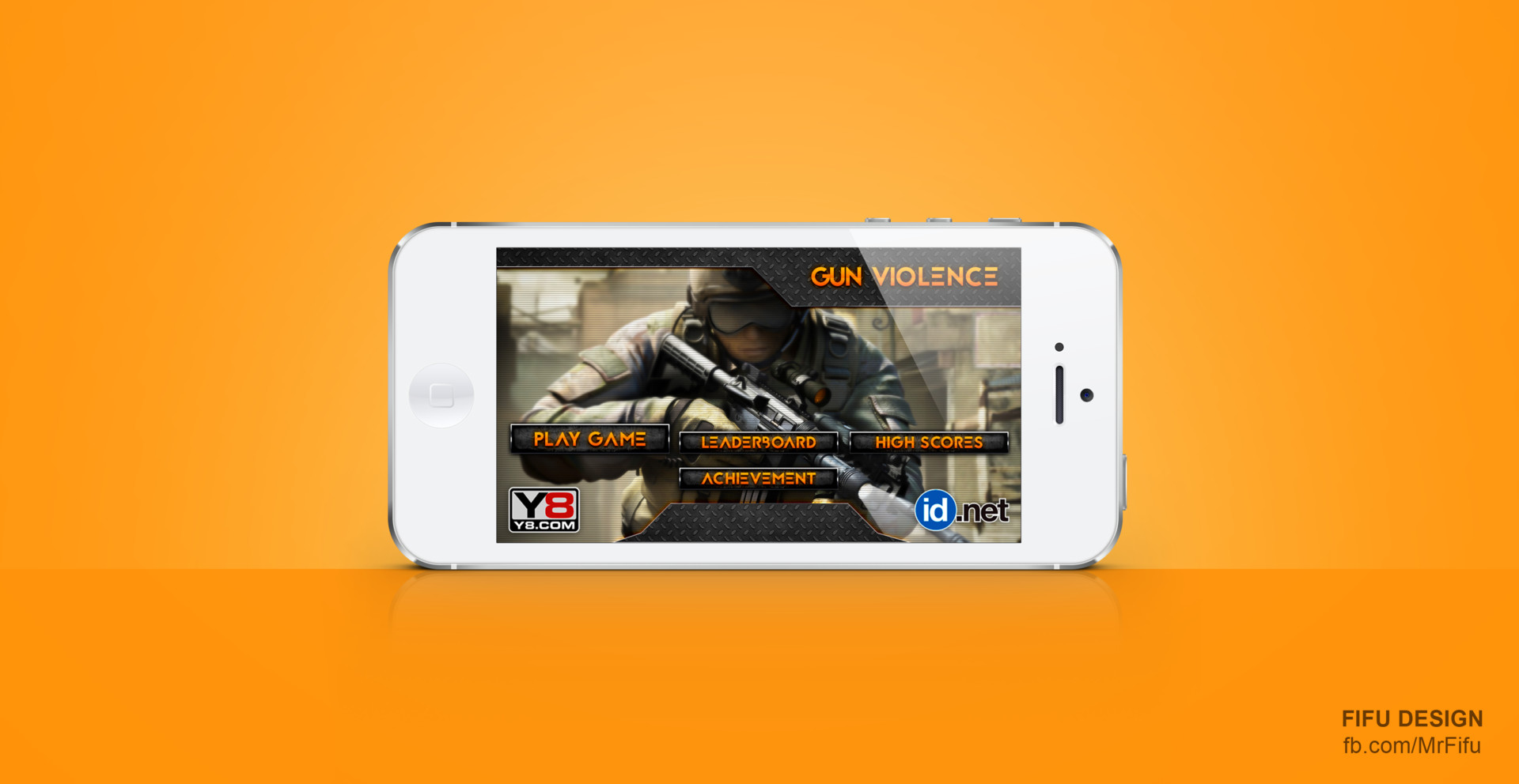 ArtStation - UI/UX Art - Gun Violence Game