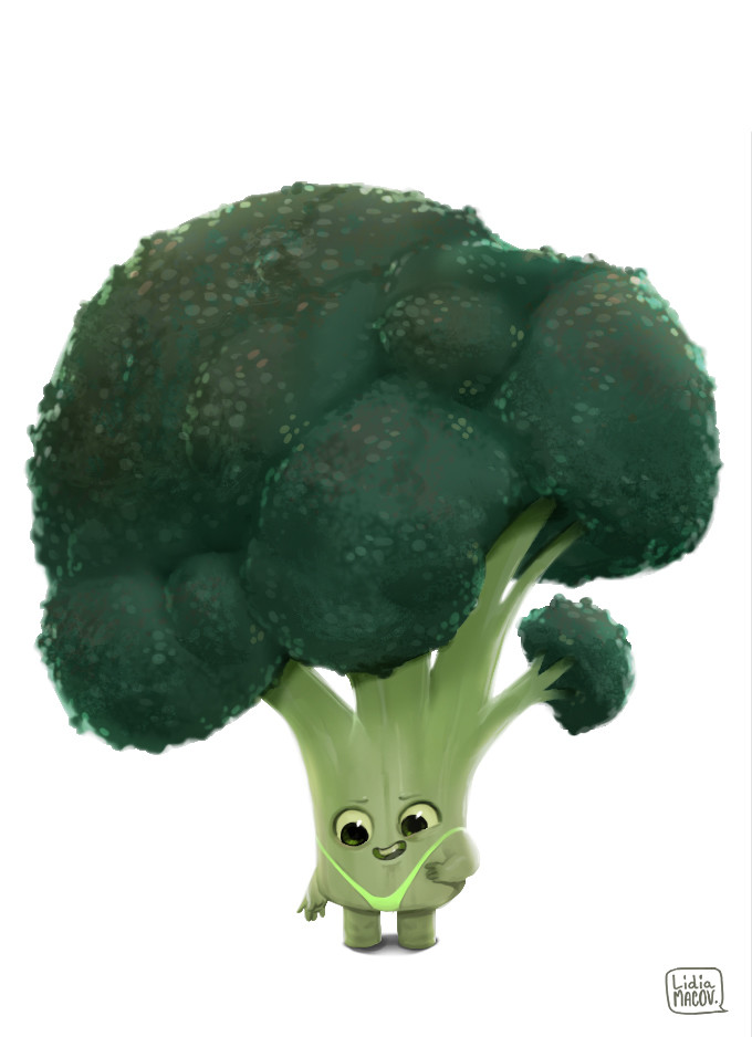 Lidia Macov Veggies in Underwear Illustration Series