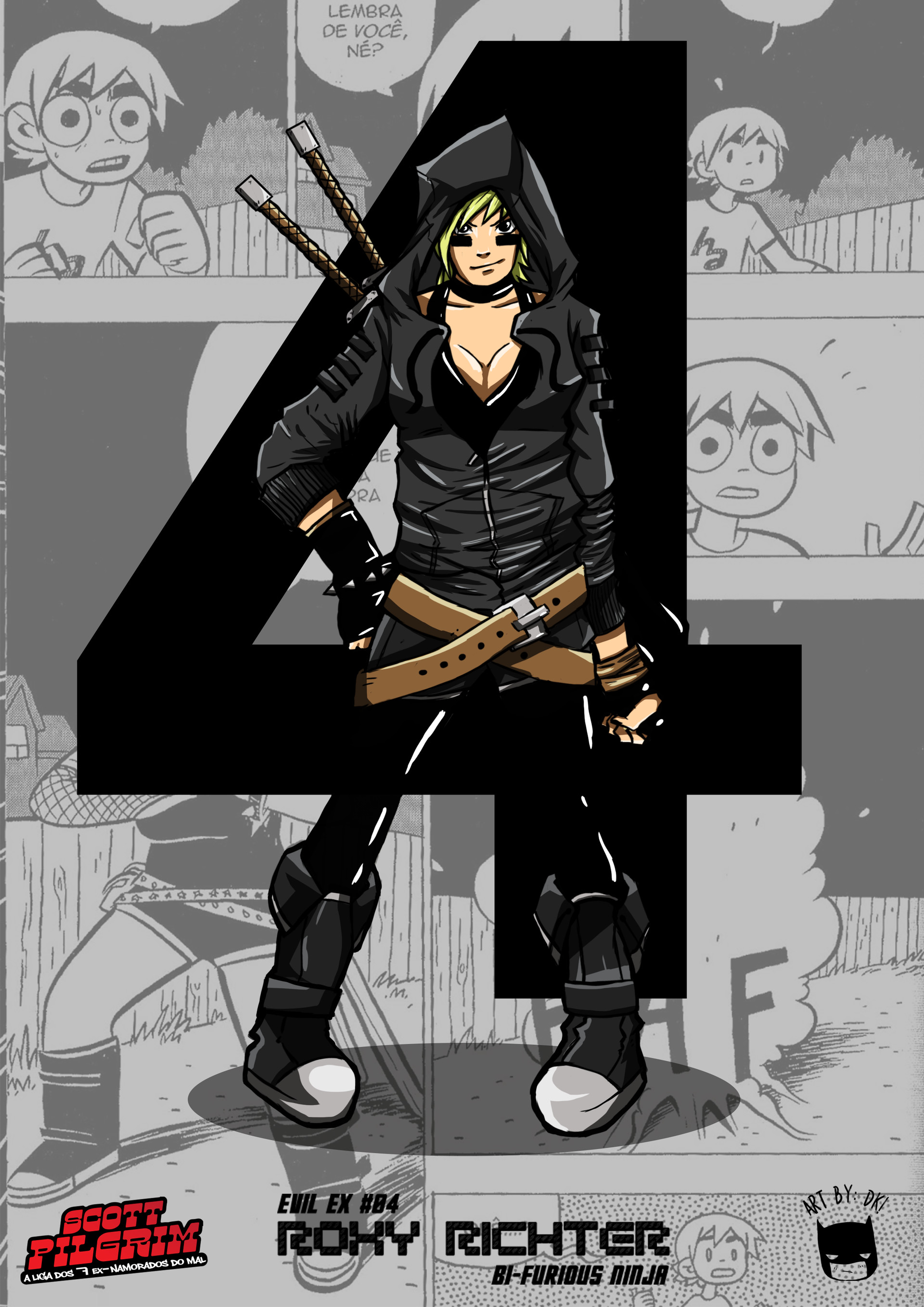 Artstation Scott Pilgrim A Liga Dos Gregory Buso