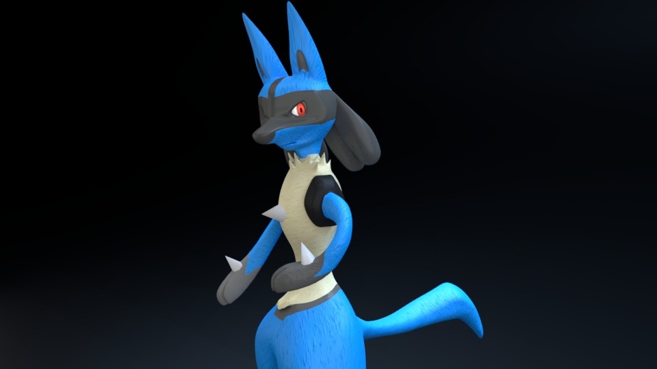 Ivan Garcia Moncayo - Character 3D - Lucario Pokemon