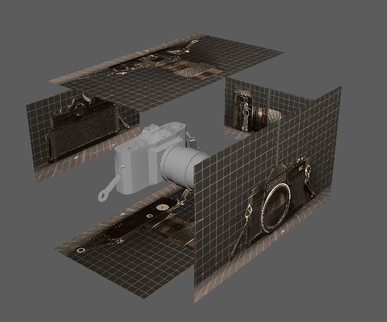 Camera model with reference.
