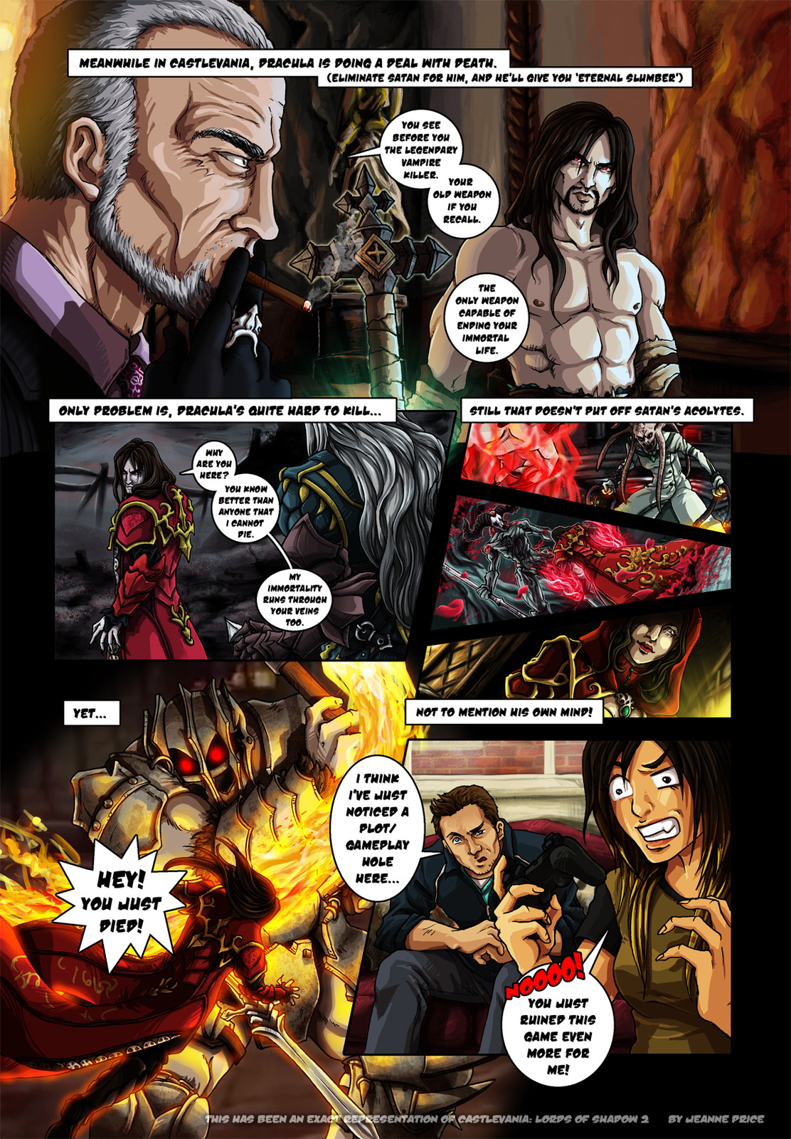 I LOVE the art direction of both of the Lords of Shadow games....but this gameplay / plot hole really annoyed me...

Castlevania: Lords of Shadow 2, ©  Konami, 2014