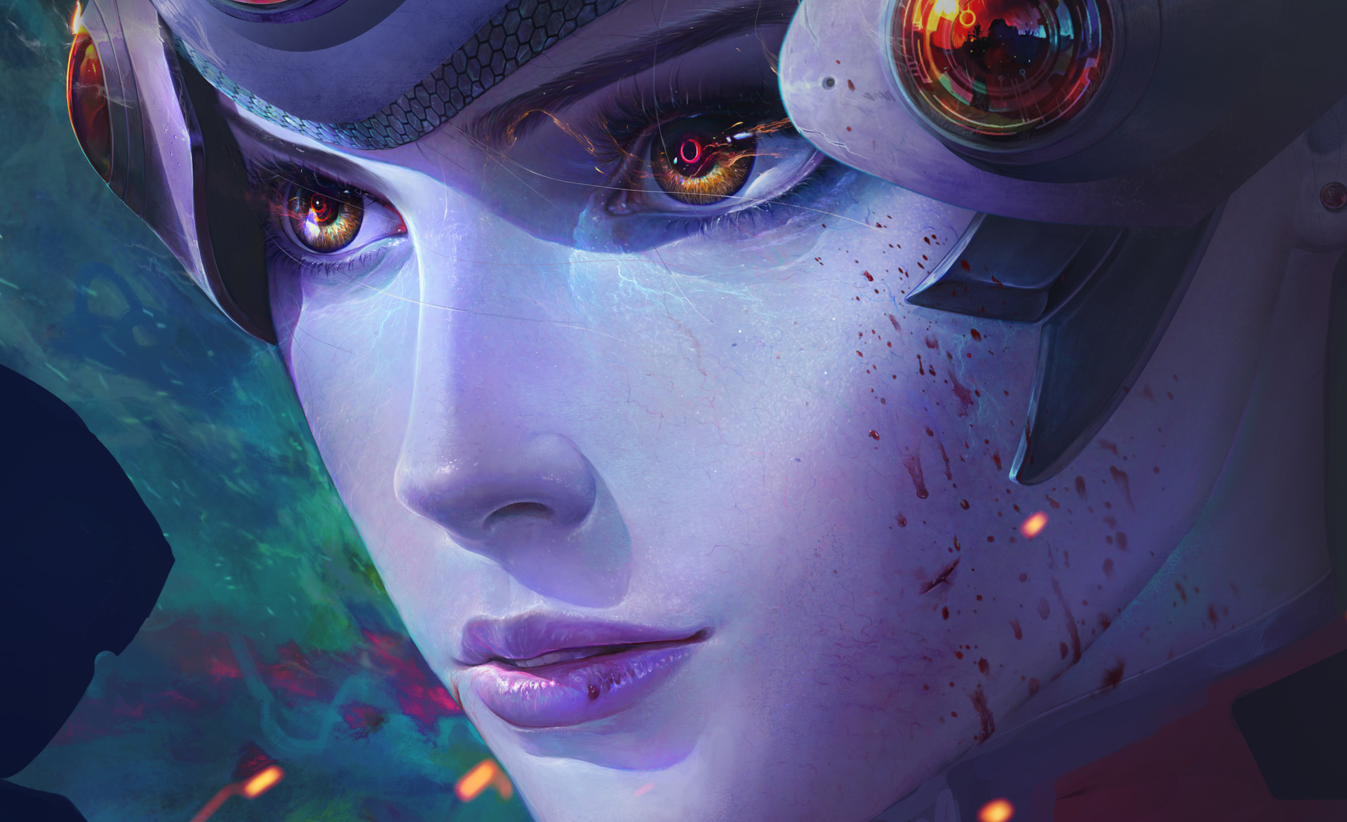 Artstation Overwatch Fan Art Widowmaker Joo Yann Ang