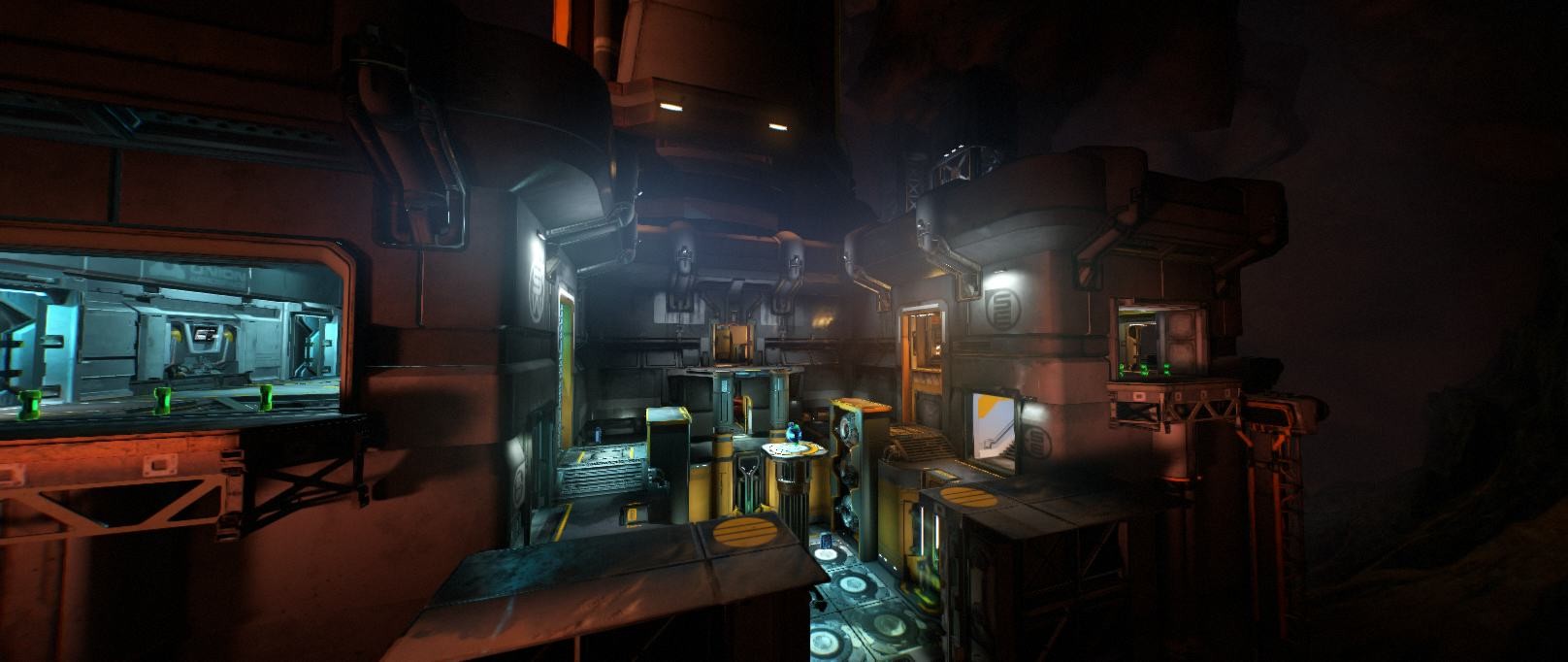 ArtStation - Doom Map Beneth Raised platform area , Rick Knox