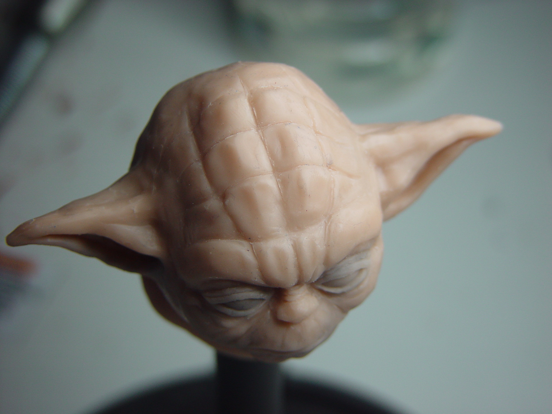 ArtStation - Yoda head and one hand in Super Sculpey